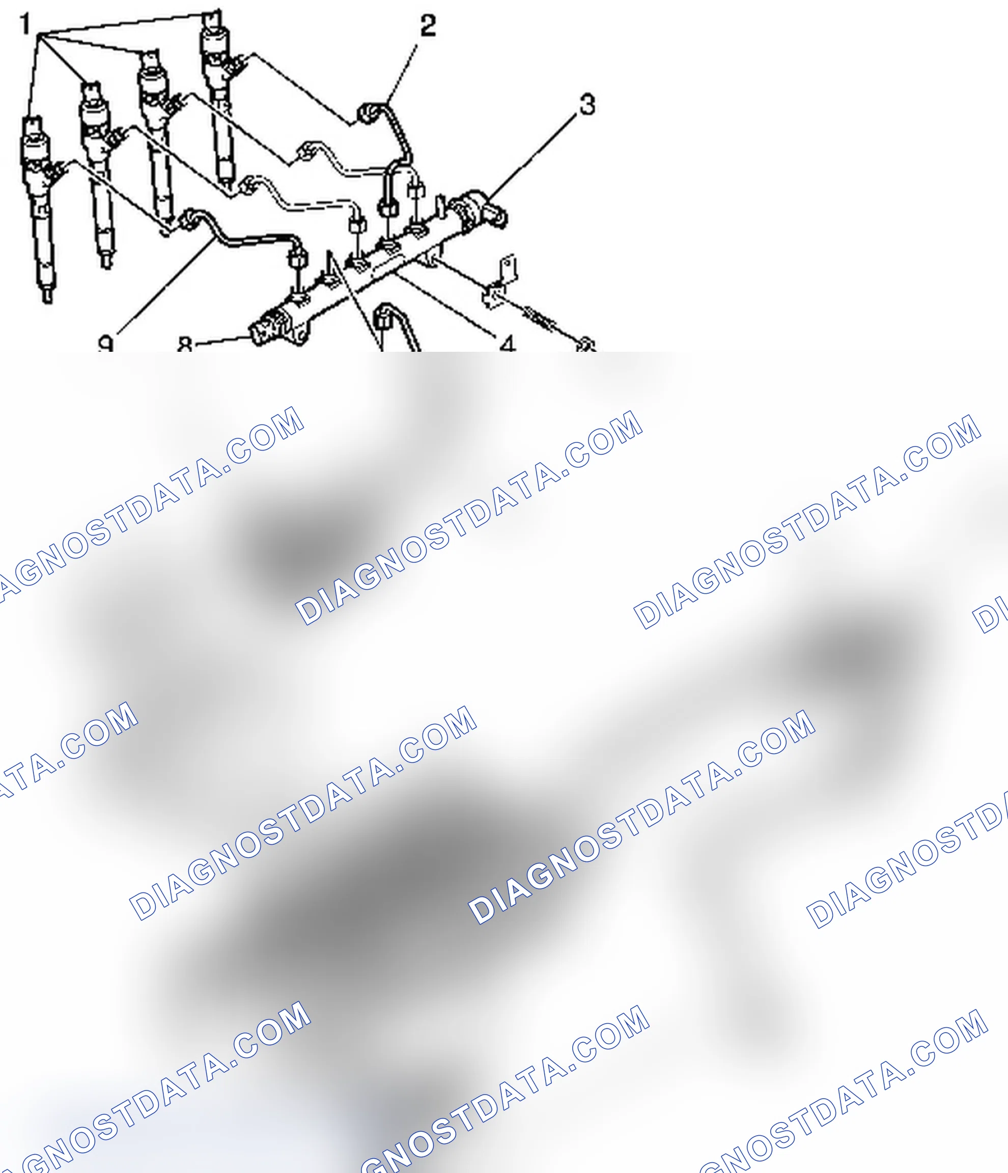 Fuel Injection Line Routing Component Locator