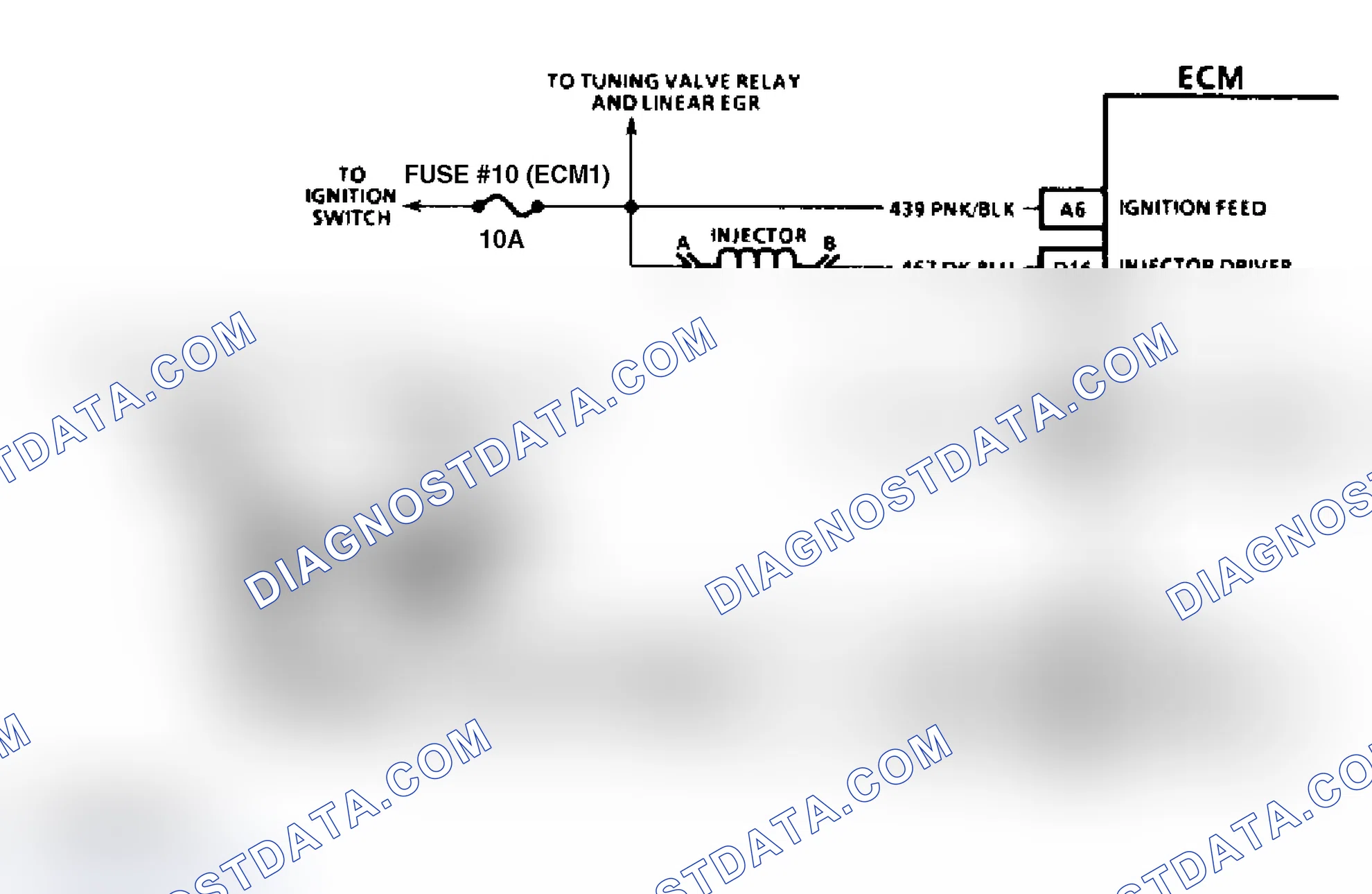 Scheme 55: Code 42 Schematic ("T" Series 4.3L Pickup M/T) Ignition Control