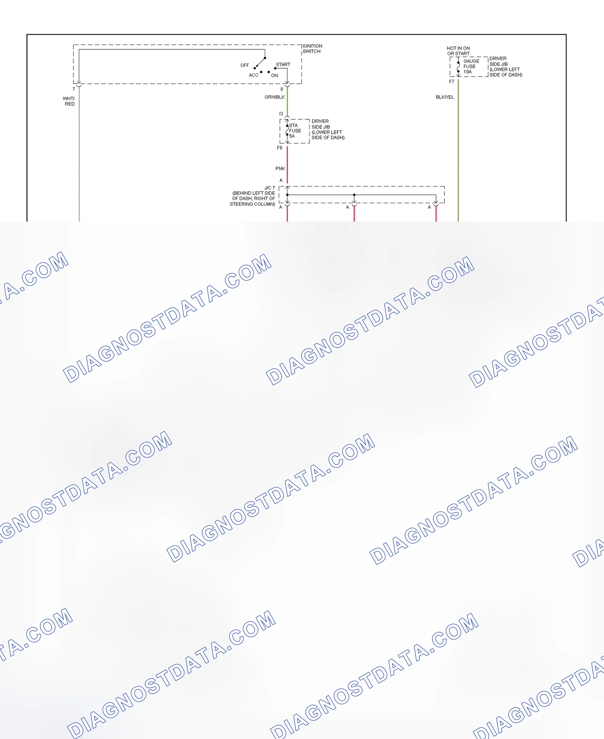 Fig. 31: Starting System Wiring Diagram (Tundra)