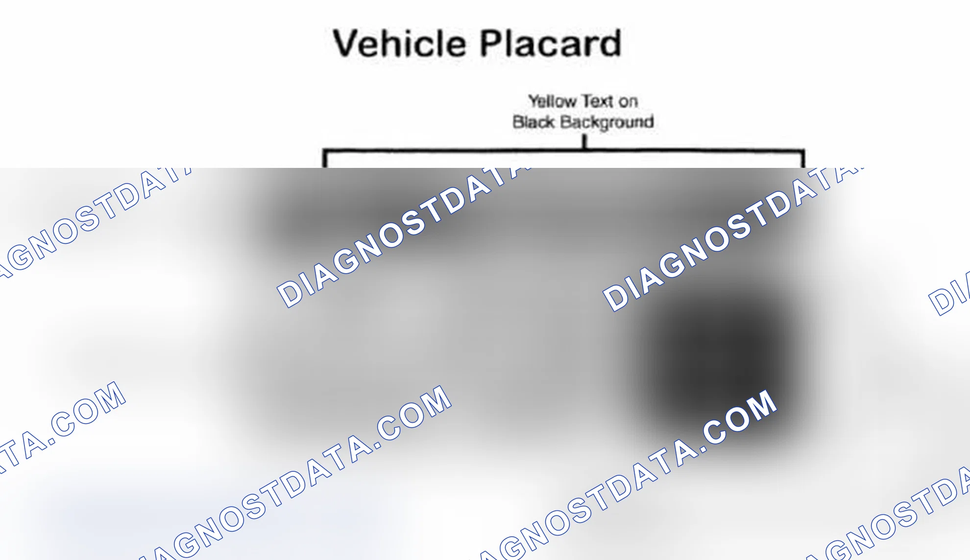 Scheme 28: Vehicle Tire Placard - Typical