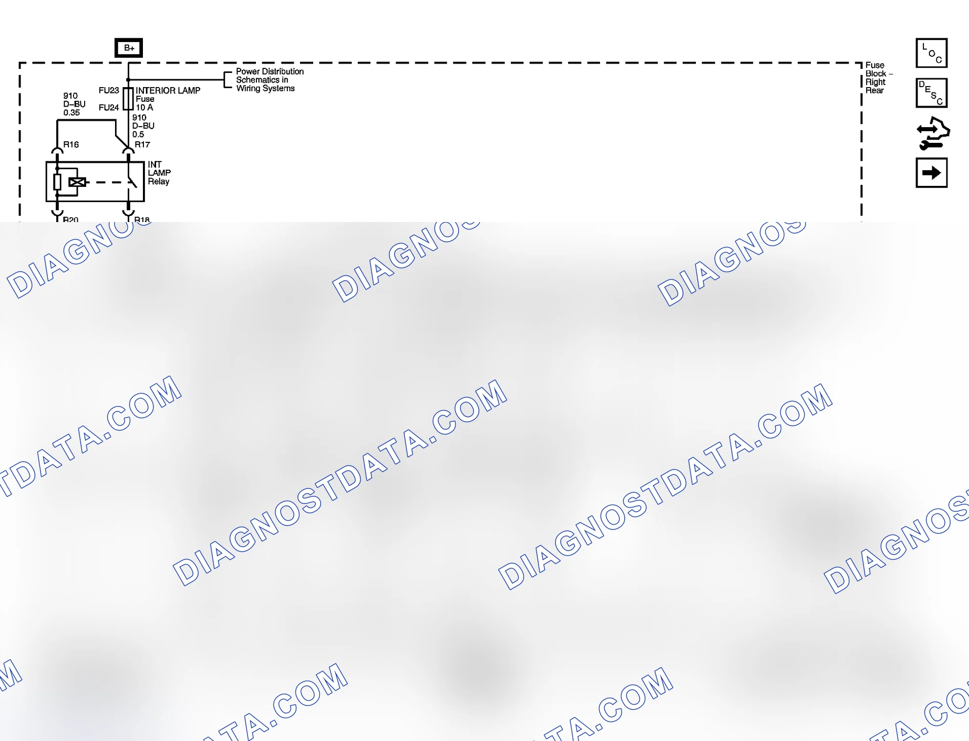 Scheme 18: Interior Lights Schematics