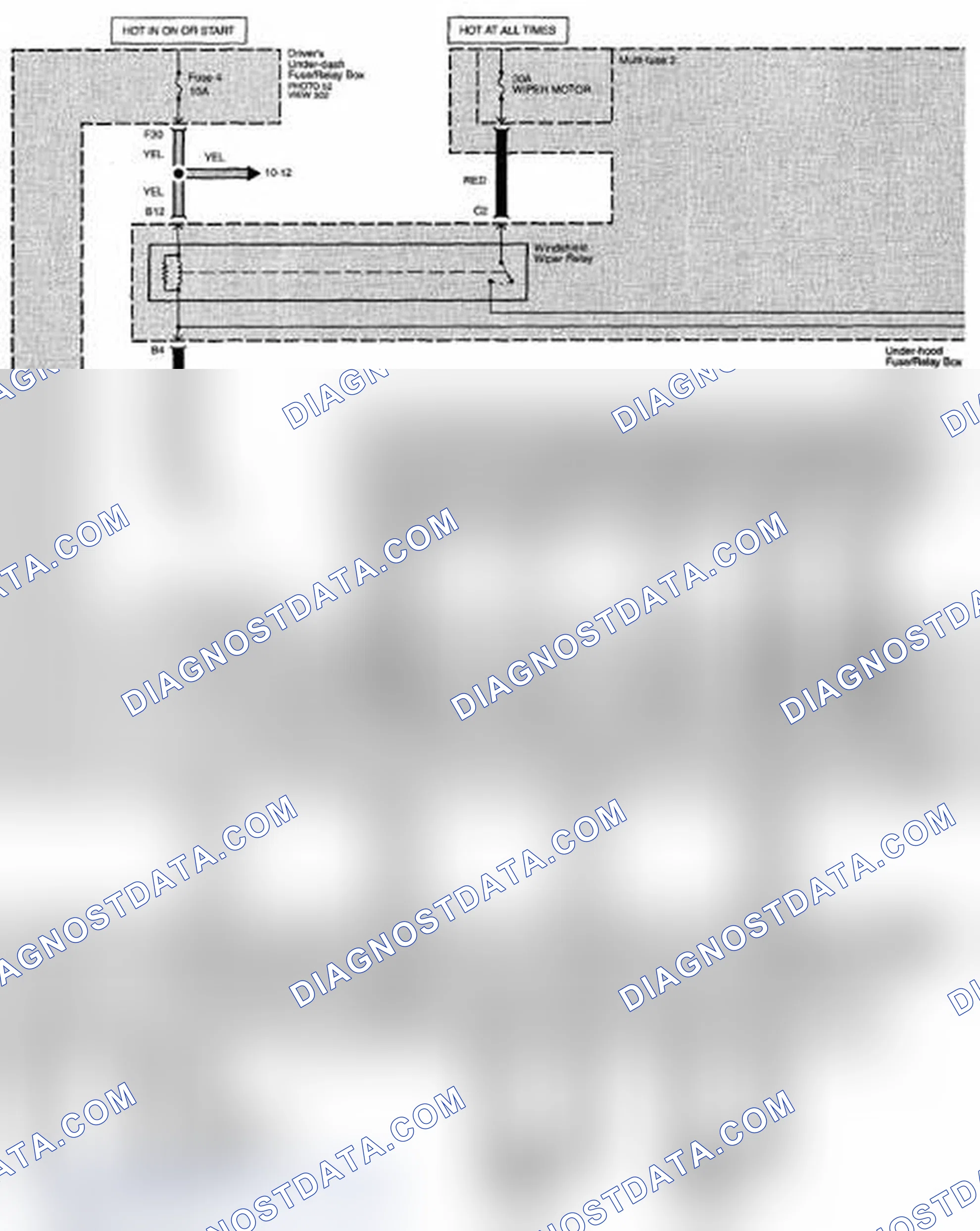 Scheme 226: Wiper/Washer Circuit Diagram (Page 91)