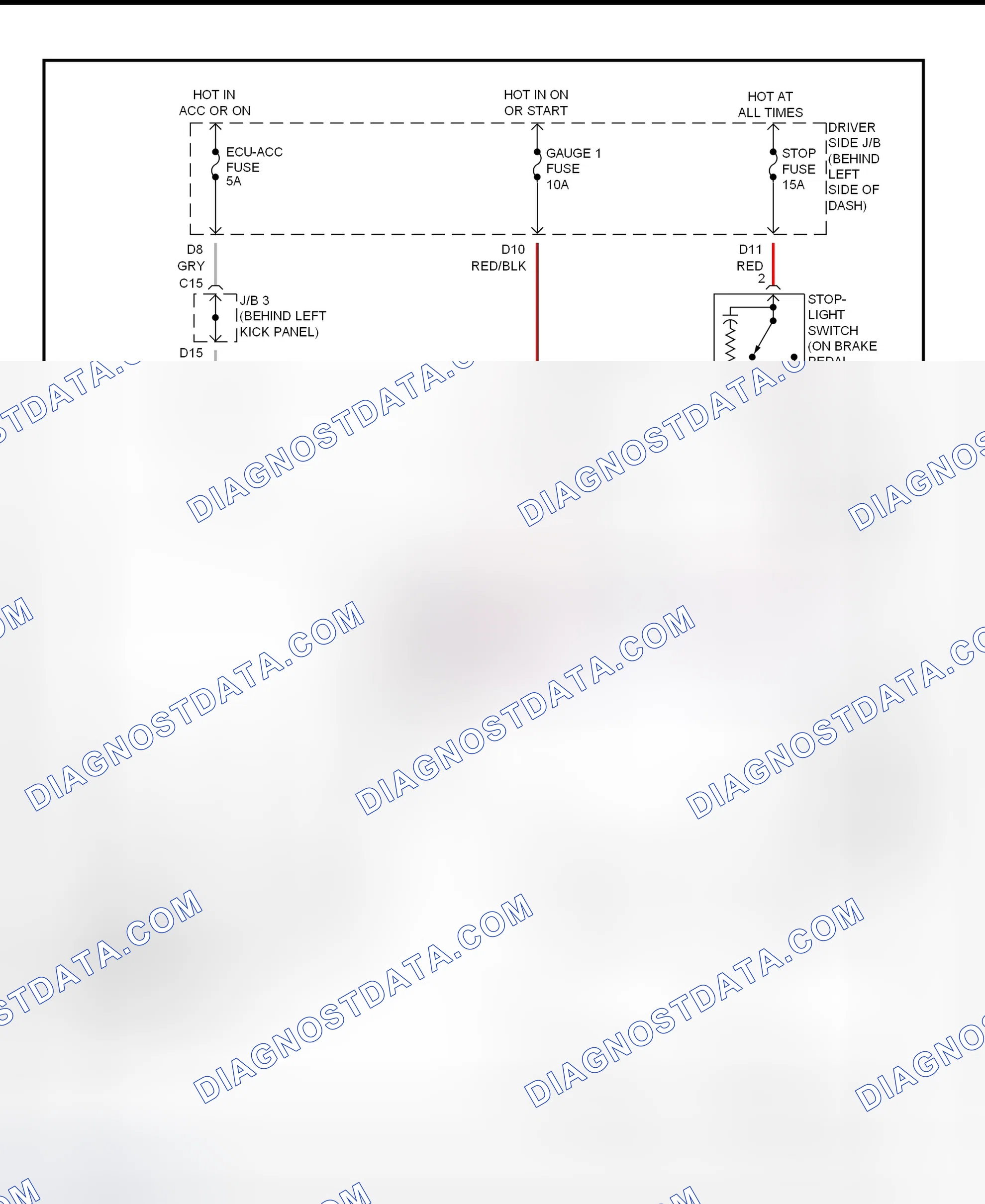 Scheme 296: Shift Interlock System Wiring Diagram (2001 - Toyota Avalon)