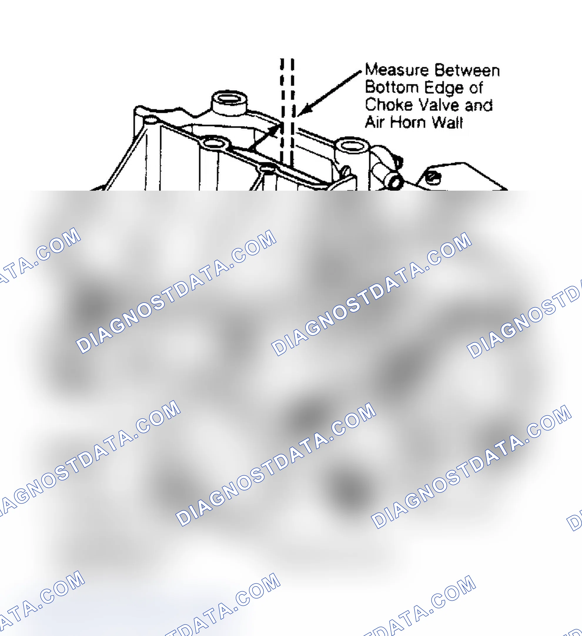 Scheme 4: Adjusting Choke Pull-Down Clearance If adjustment is changed, fast idle cam position must be checked.