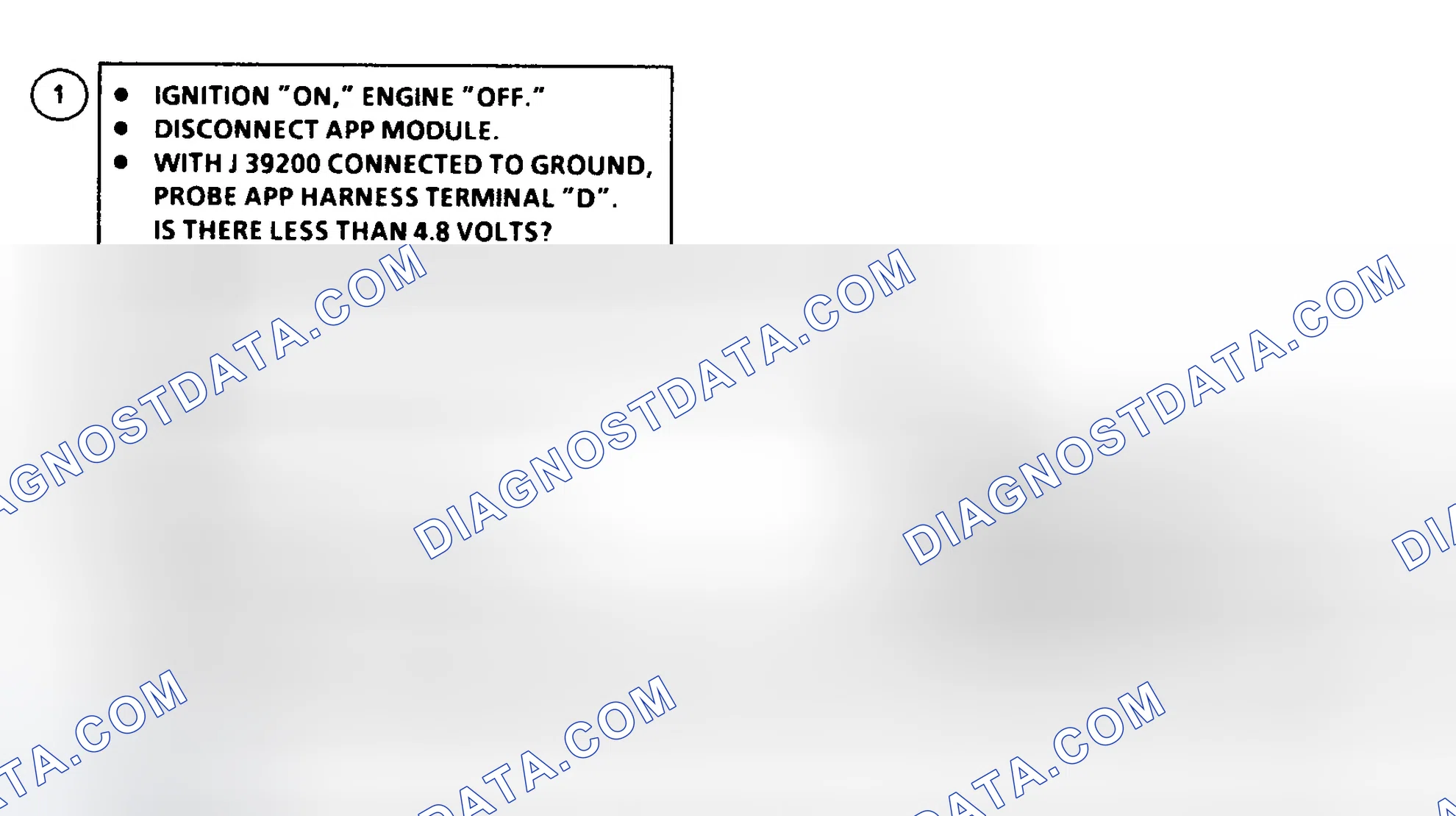Scheme 222: DTC 99 Flow Chart ("C" & "K" Series) APP No. 2 (5-Volt Reference Fault)