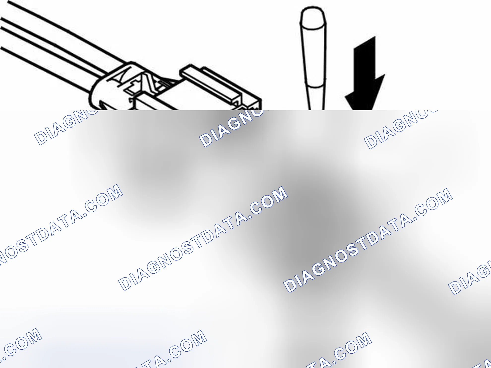 Scheme 459: DISASSEMBLING THE CONNECTOR