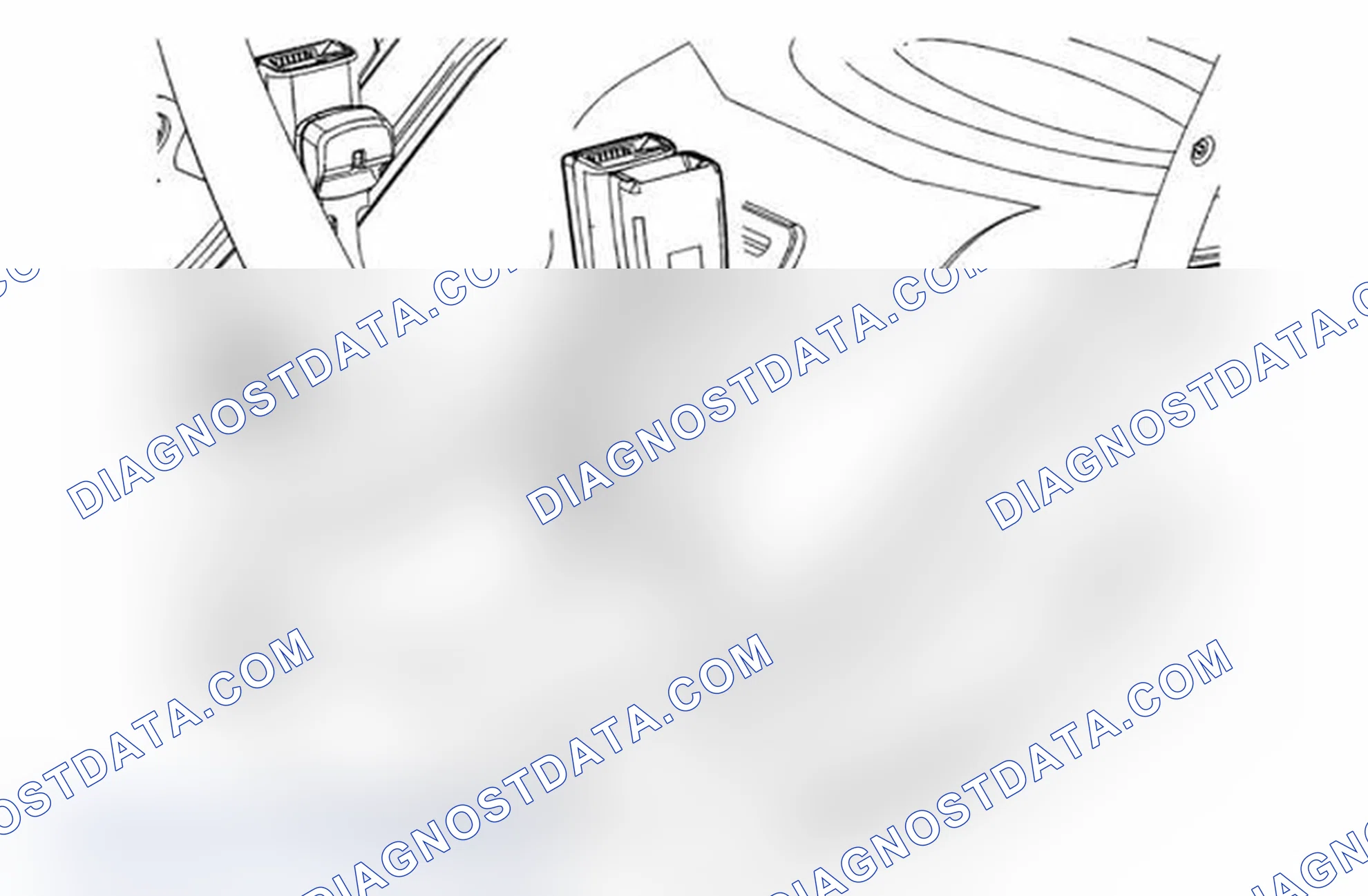 Scheme 7: Rear Seat Buckle Side Belt Replacement (Impala with AM9)
