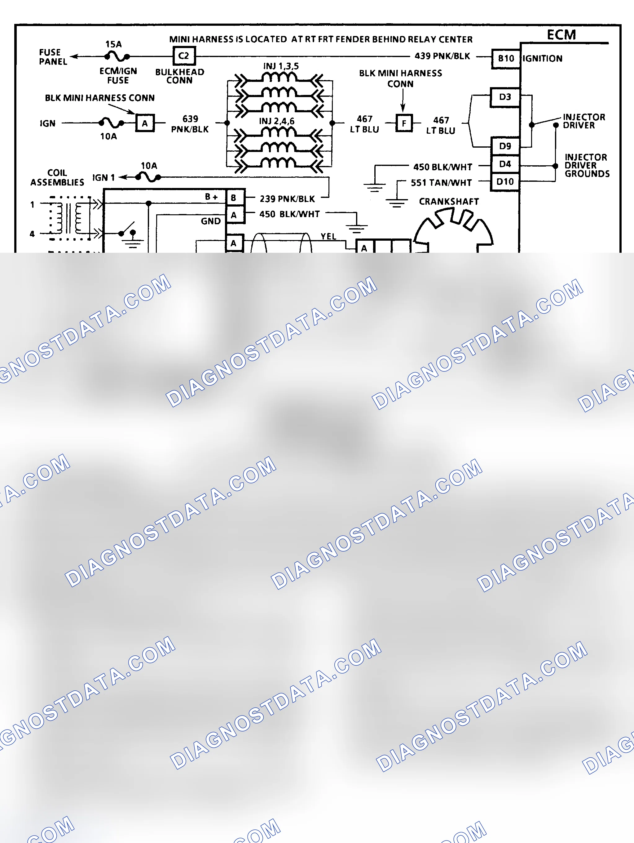 Scheme 174: DIS Misfire - 3.1L (VIN T) "W" Body - C4F Chart