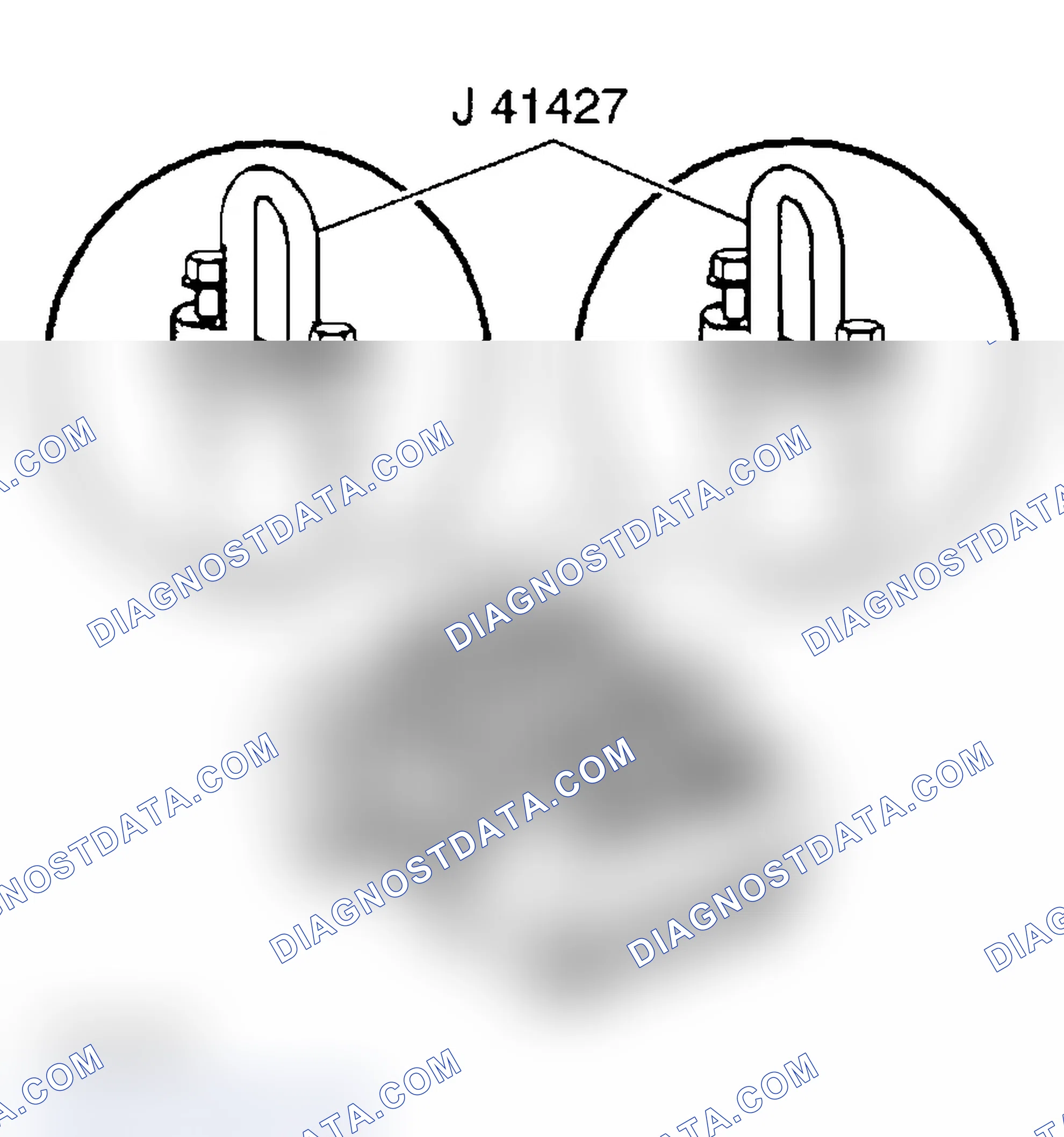 Scheme 4: Installing J-41427 To Intake Manifold