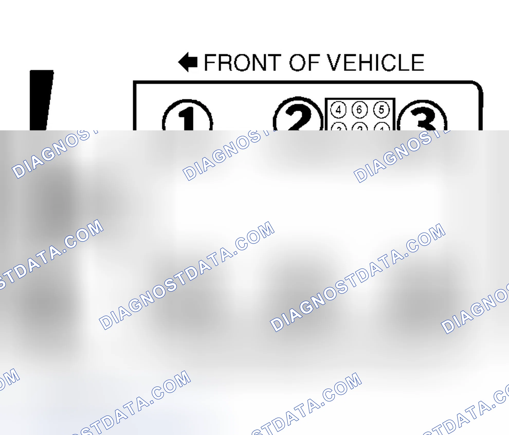 Scheme 5: Identifying Firing Order & Timing Marks (3.0L - VIN "U &V" & 4.0L - VIN "X")
