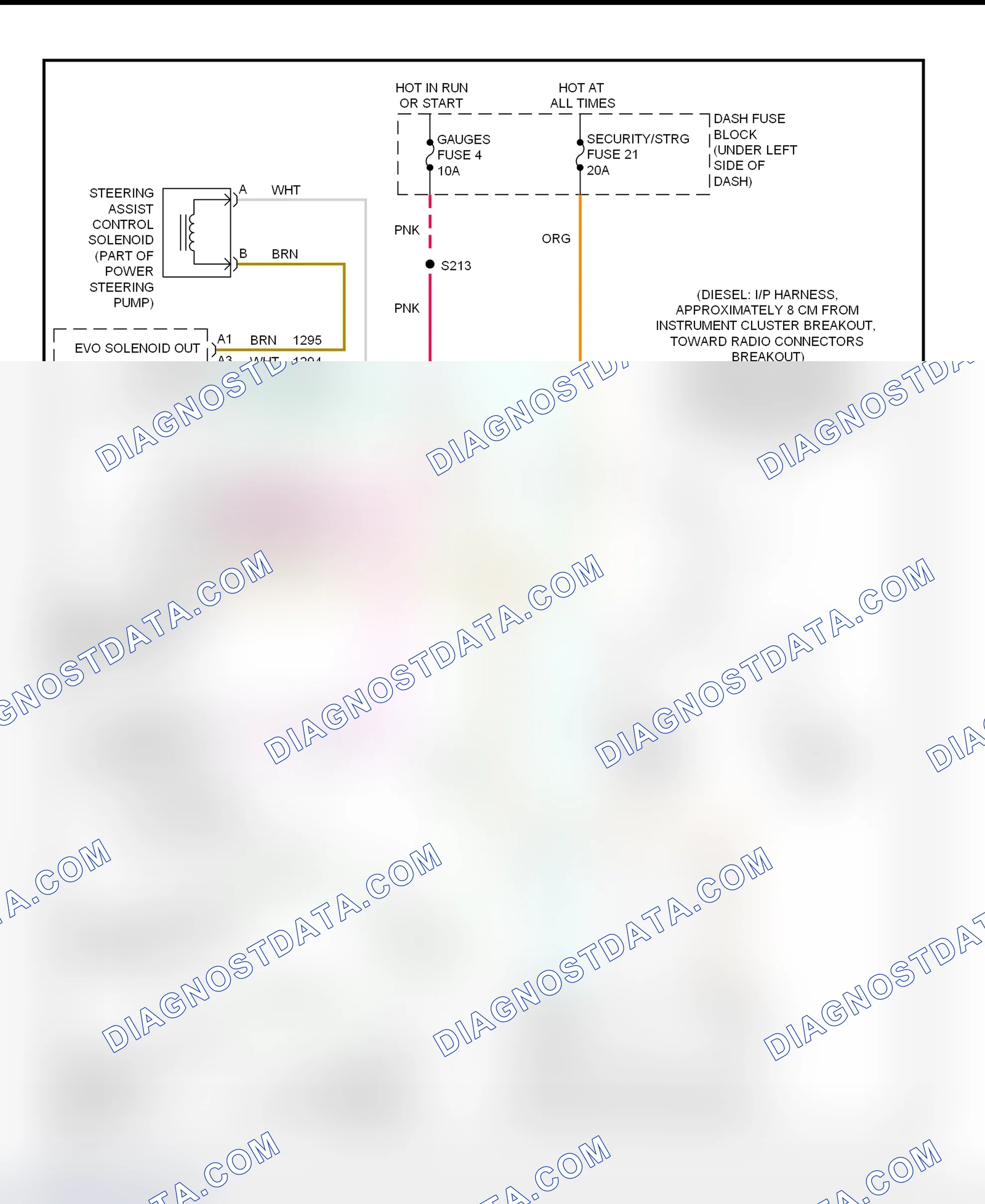 Scheme 18: Electronic Power Steering Wiring Diagram (Sierra, Suburban, Tahoe, Yukon, & "C" & "K" Series Pickup 1998)