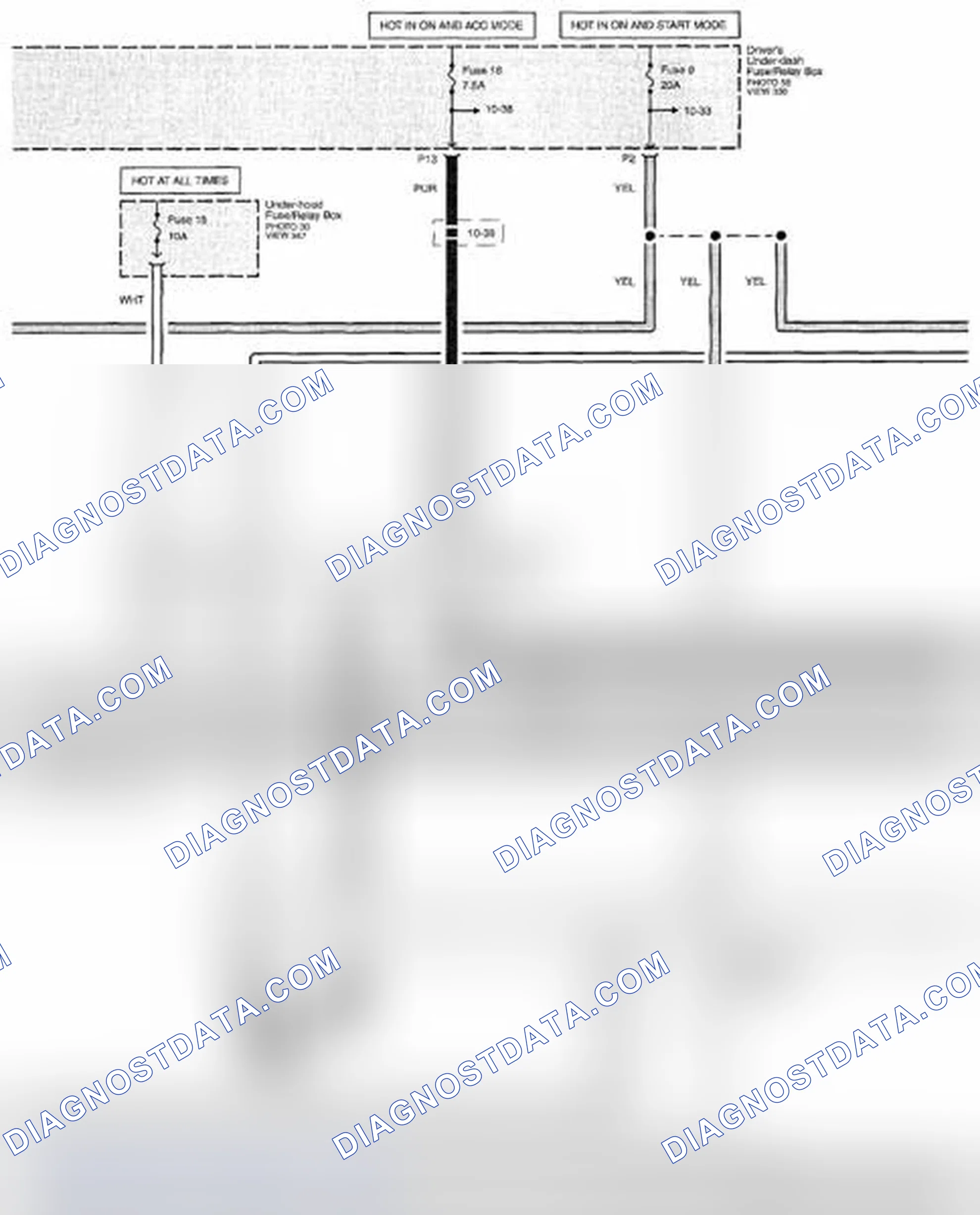 Scheme 207: Starting System Circuit Diagram - M/T: Keyless Access (Page 21-20)