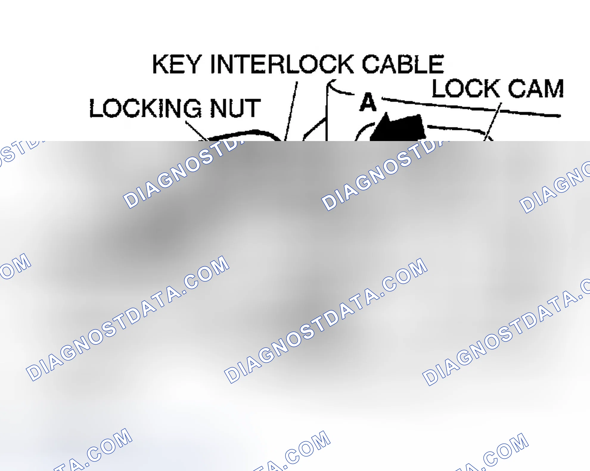 Scheme 325: >> C << KEY INTERLOCK CABLE (SELECTOR LEVER SIDE) INSTALLATION