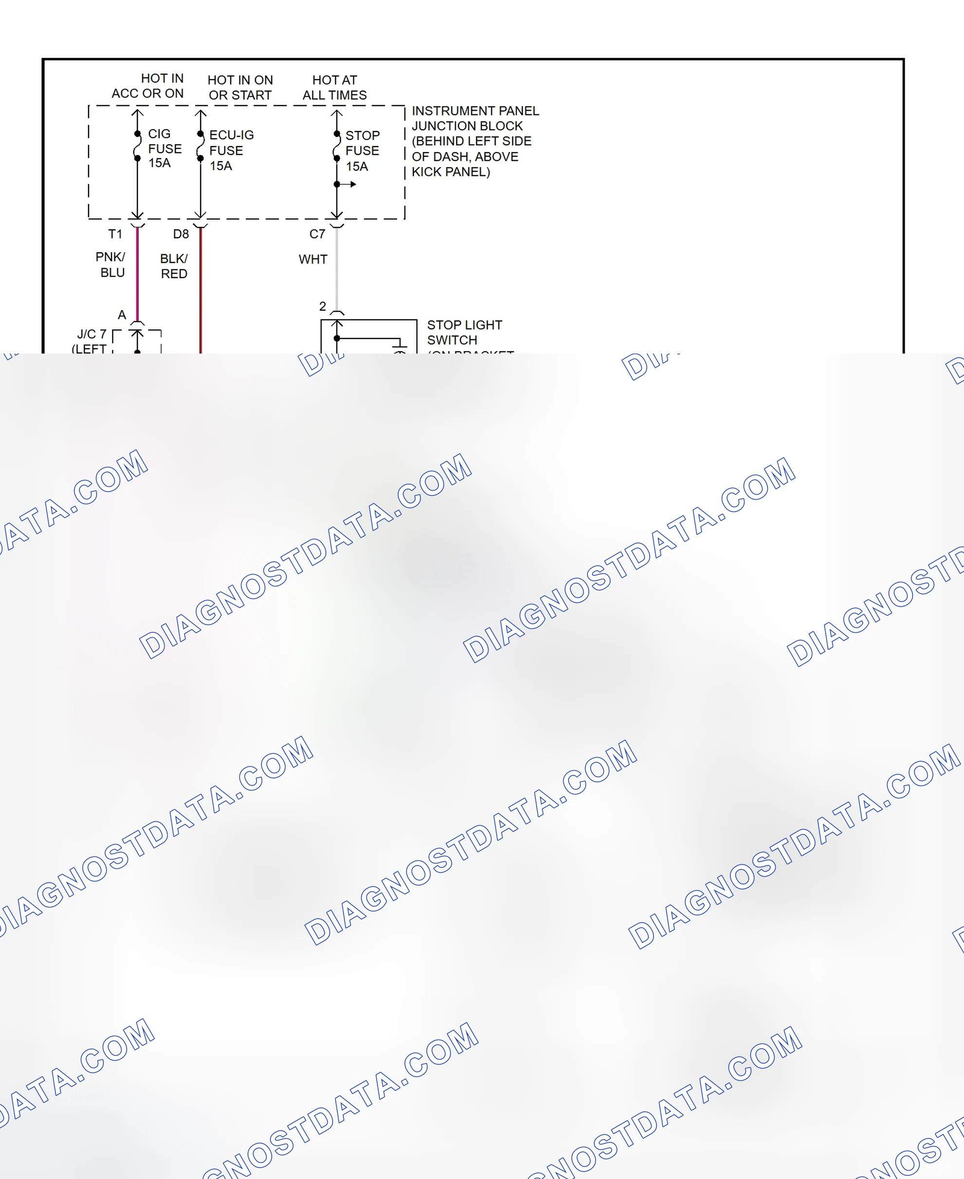 Scheme 40: Shift Interlock System Wiring Diagram (1998 ES300)