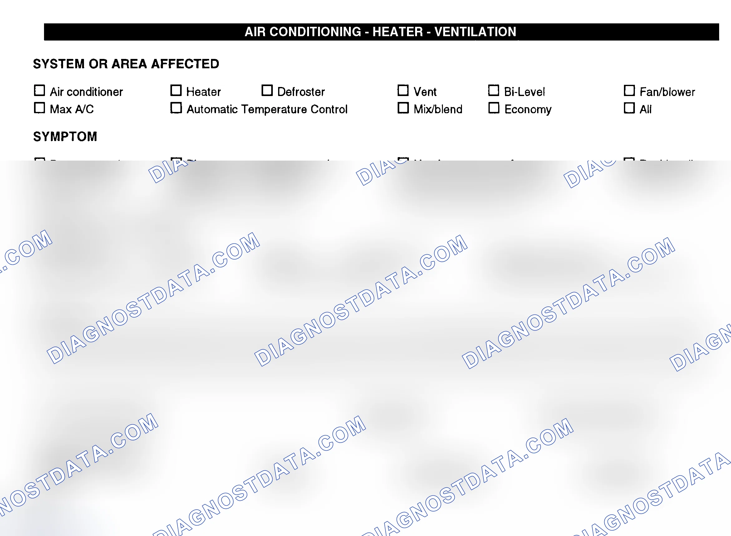 Scheme 8: Air Conditioning, Heater & Ventilation