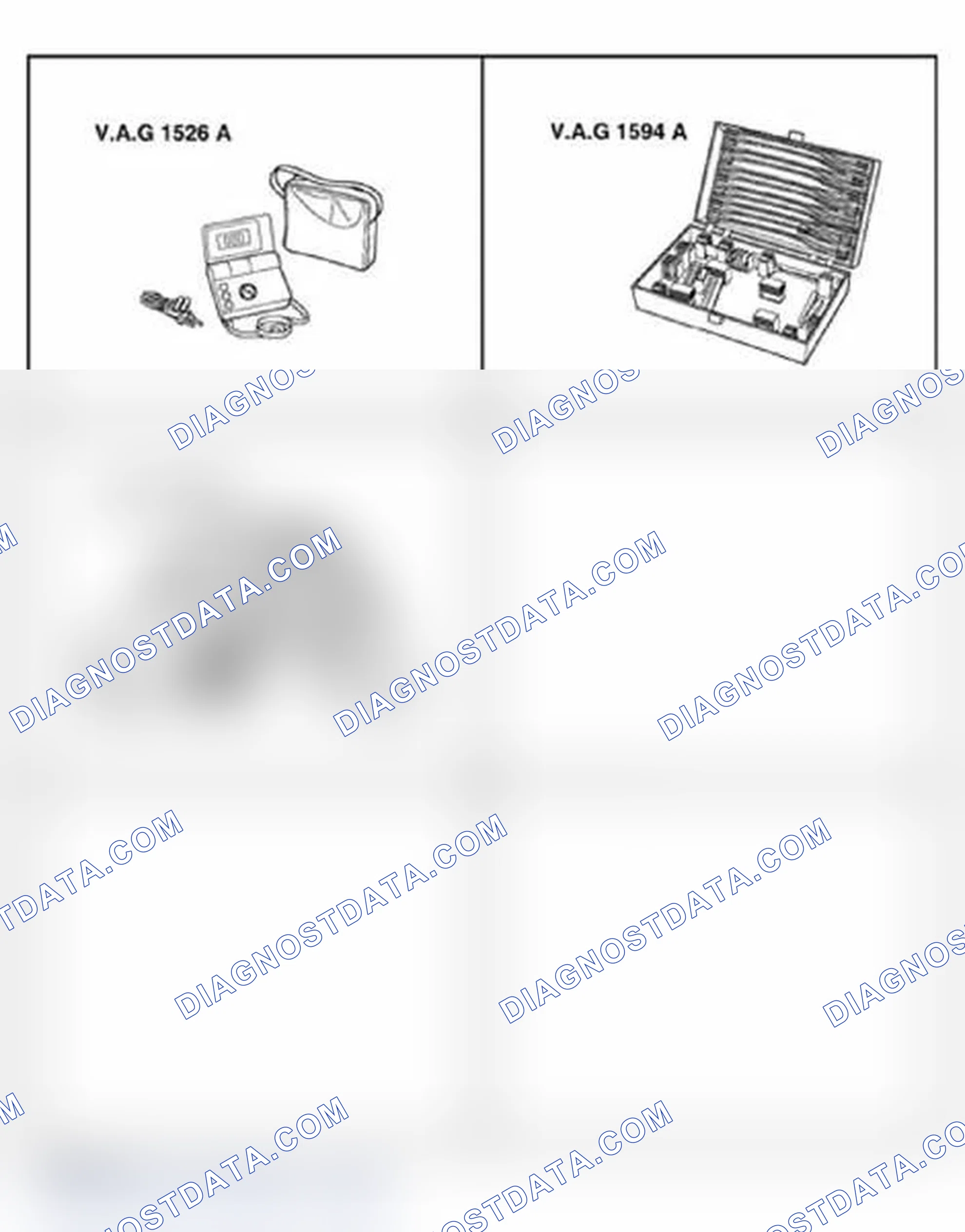 Scheme 90: Special tools and equipment
