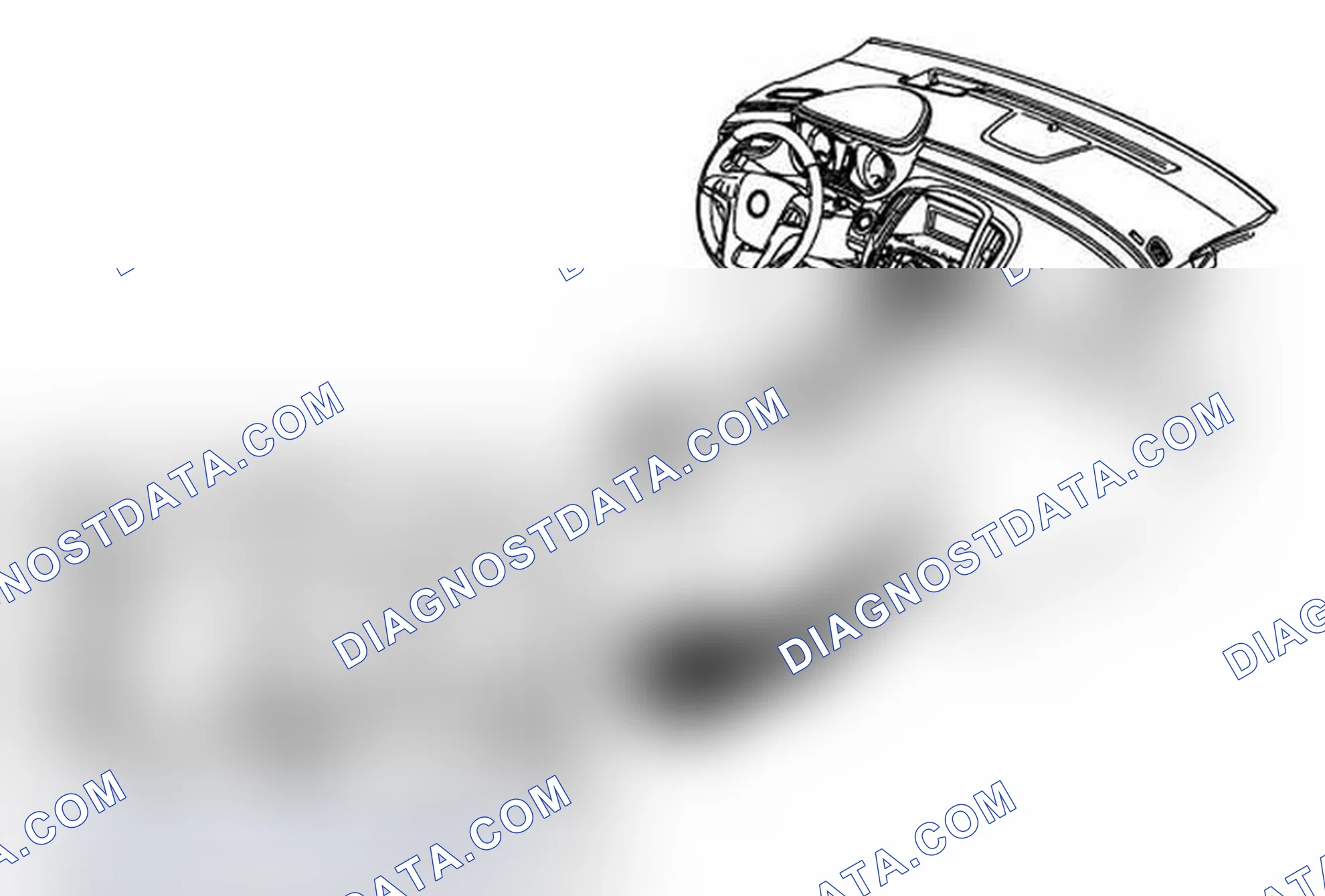 Scheme 8: Ignition Lock Key Transmitter Antenna Replacement - Instrument Panel
