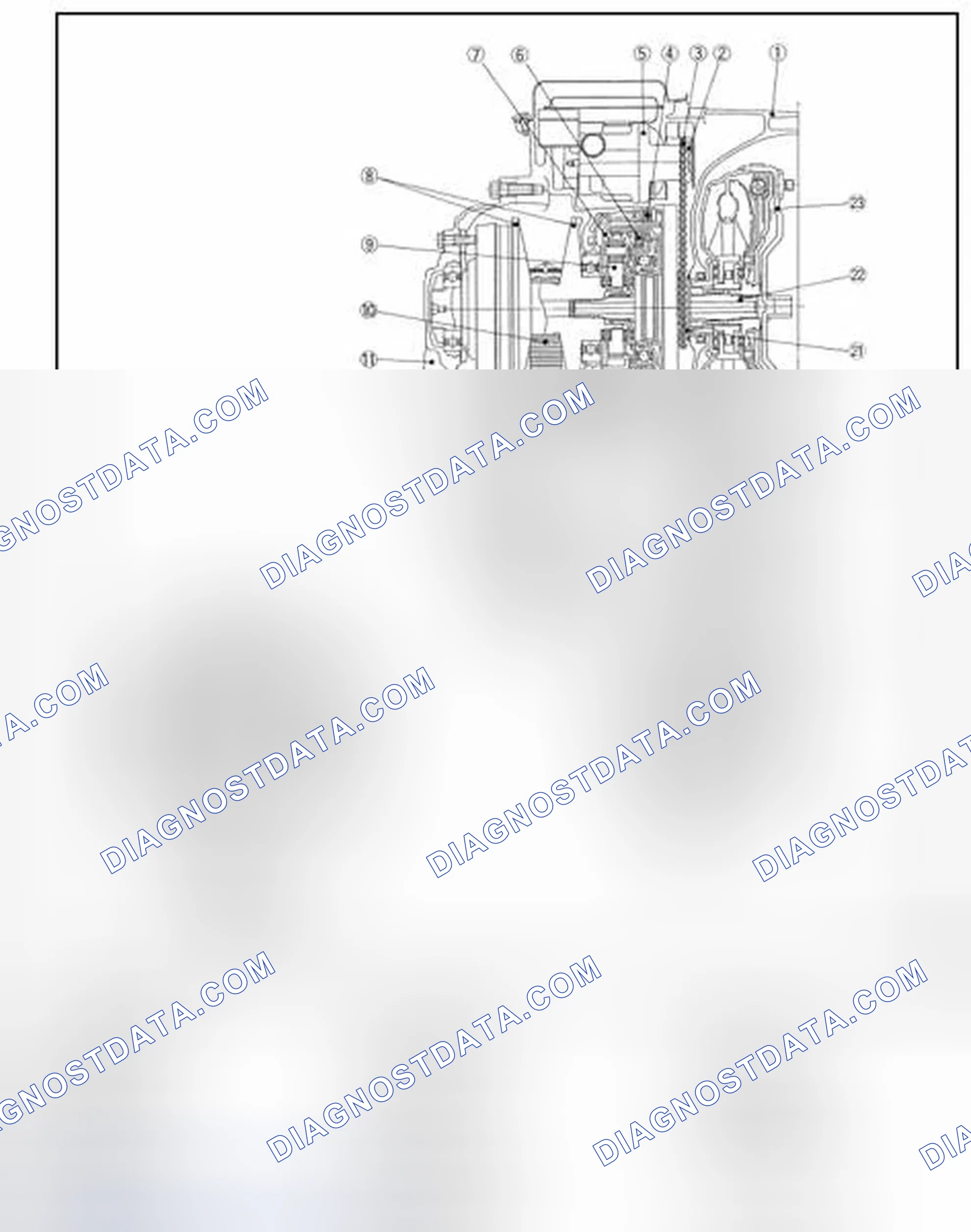 Scheme 3: TRANSAXLE: Cross-Sectional View