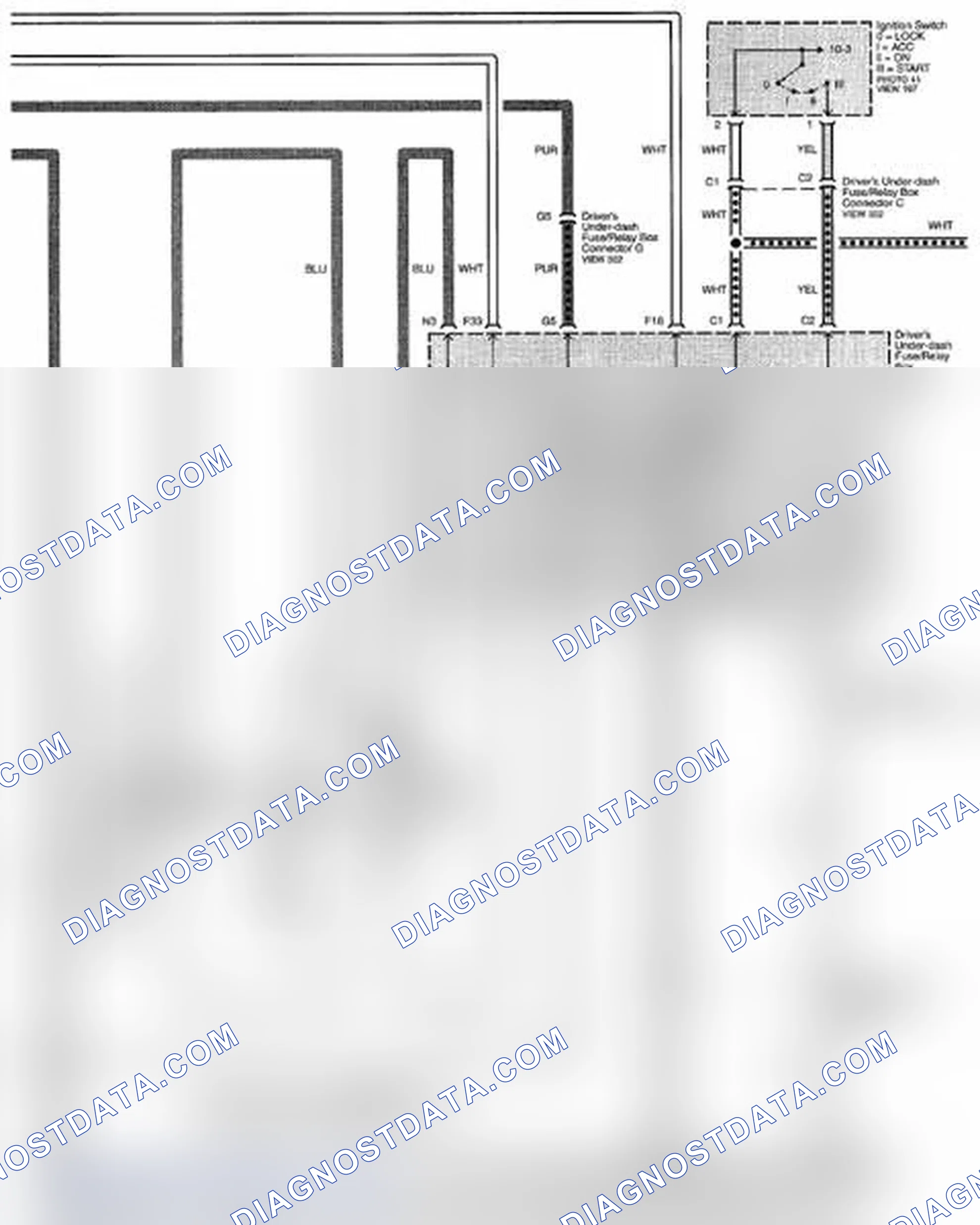 Scheme 152: Remote Starting System (Acura Accessory) Circuit Diagram (Page 21-3)