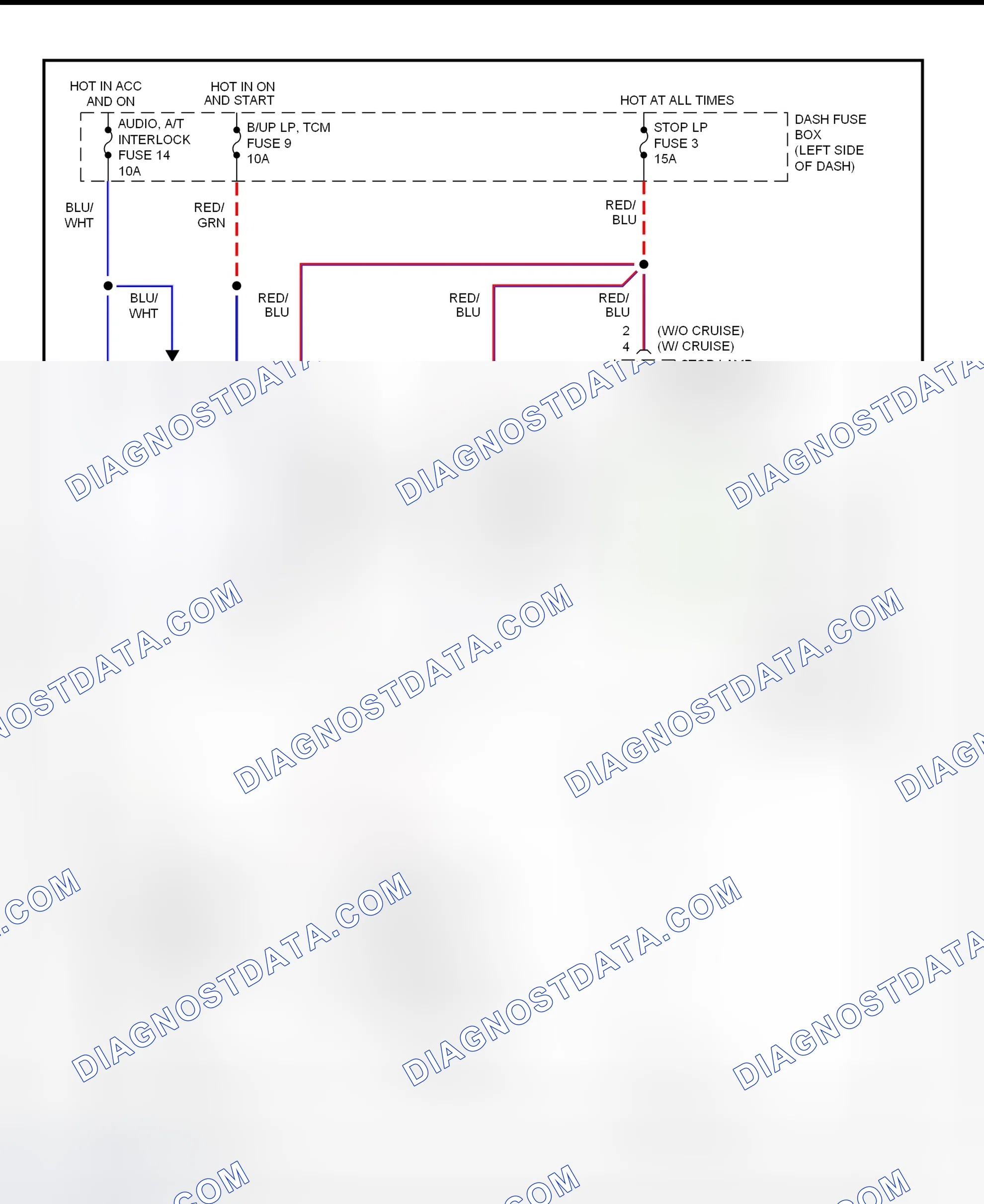 Scheme 154: Shift Interlock System Wiring Diagram (1997 Tiburon)
