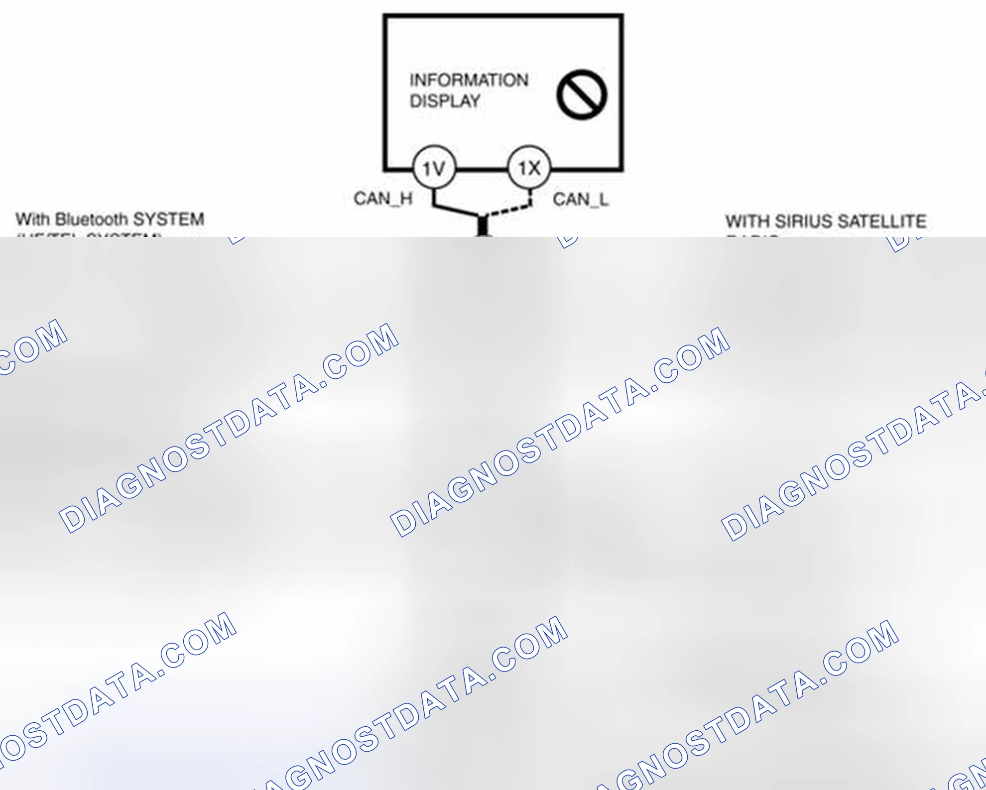 Scheme 90: Information Display And Connector C-49 (Open Circuit) System Wiring Diagram