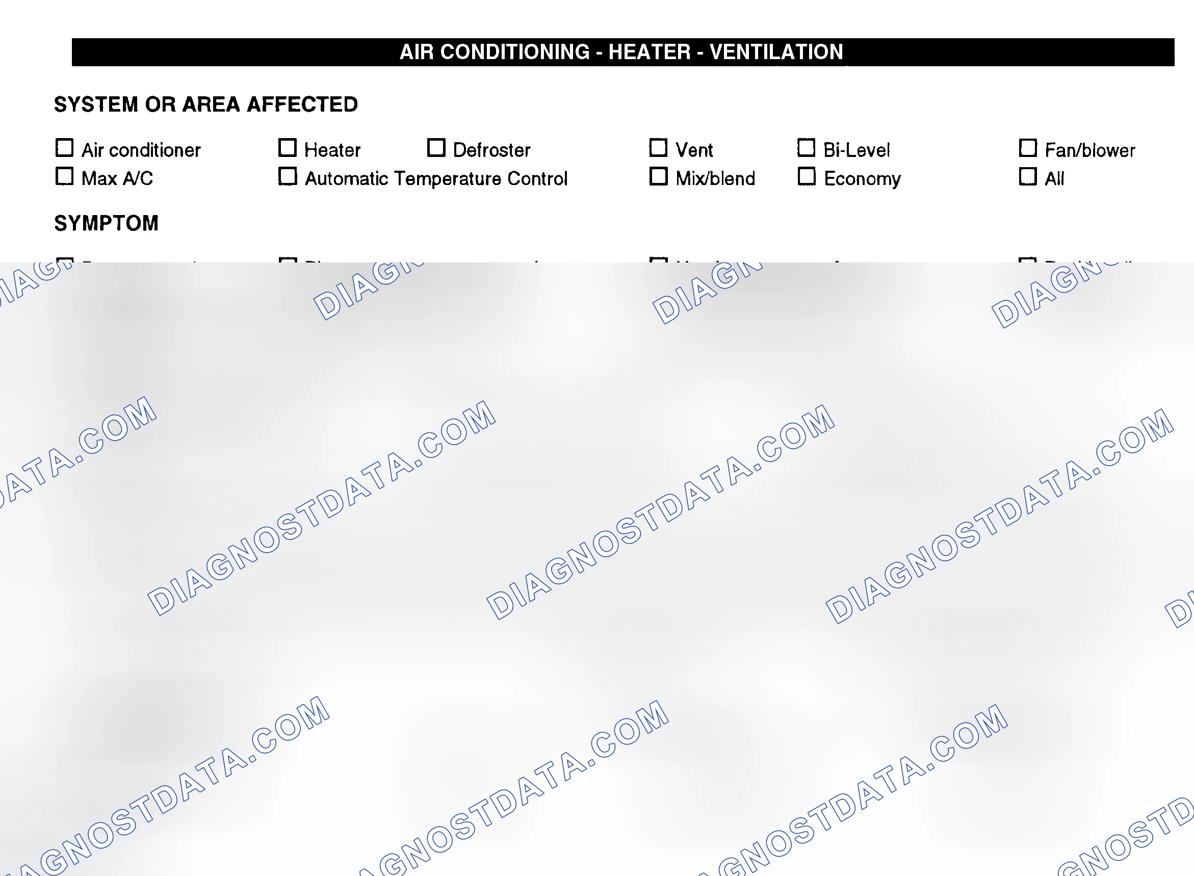 Scheme 8: Air Conditioning, Heater & Ventilation
