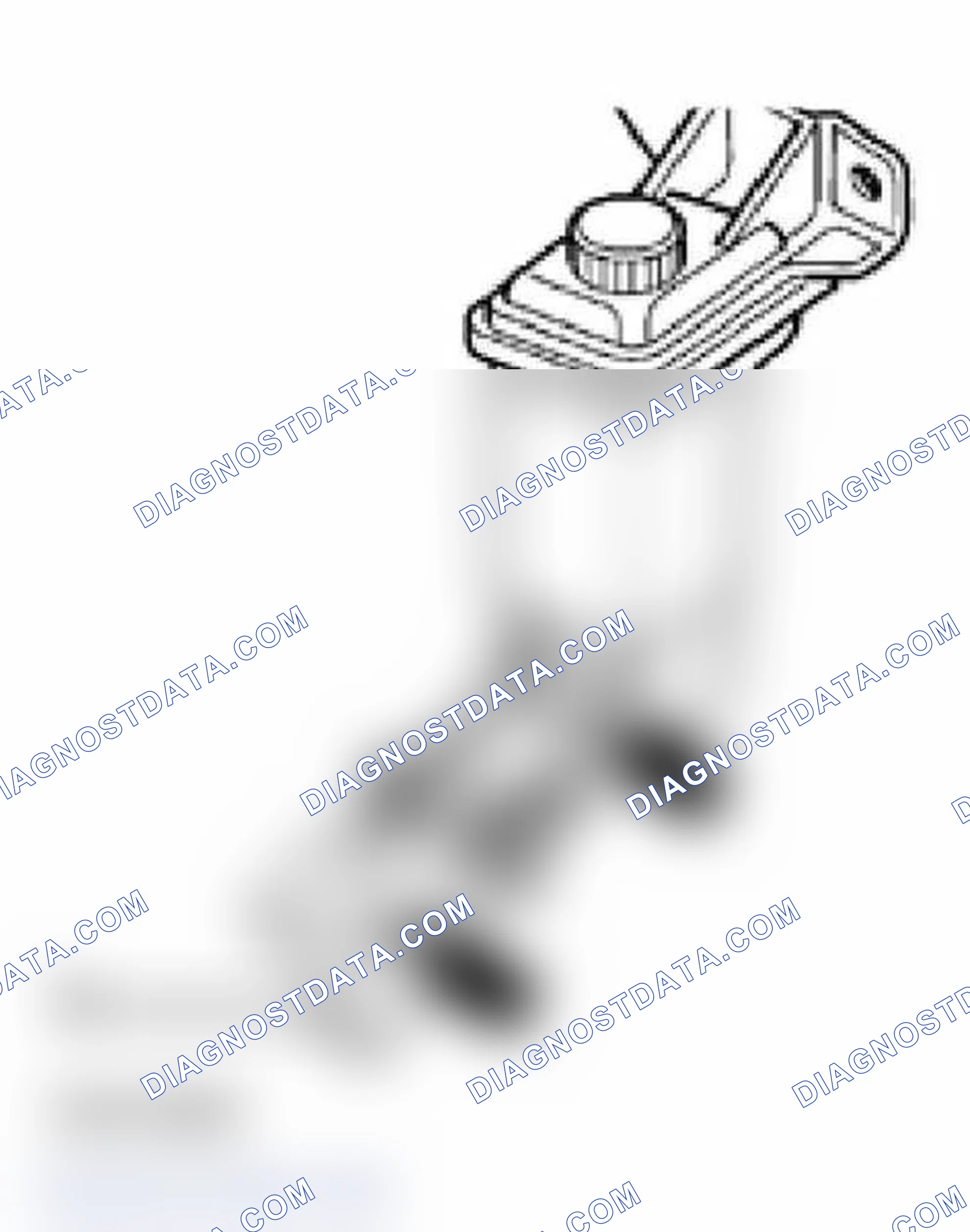 Scheme 14: Installation position, intake hose at power steering fluid reservoir, valid for all engines