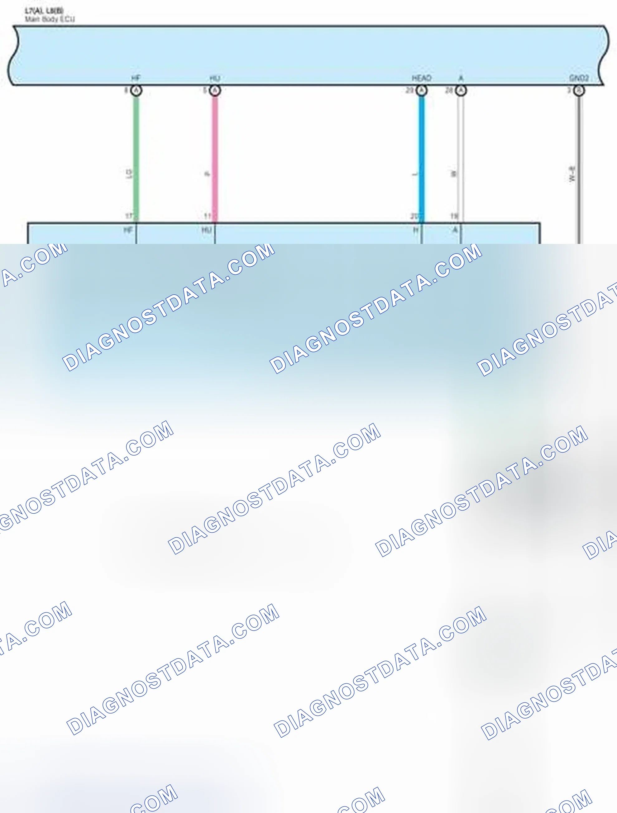 Scheme 621: Headlight System Wiring Diagram (5 Of 7)
