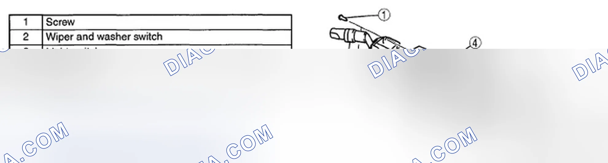 Scheme 32: COMBINATION SWITCH DISASSEMBLY/ASSEMBLY