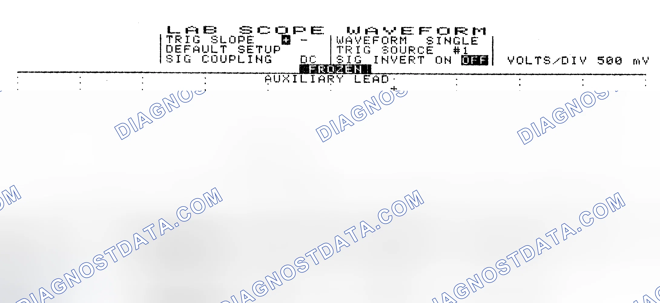 Scheme 10: Single Injector w/Excessive Current Flow - Current Pattern
