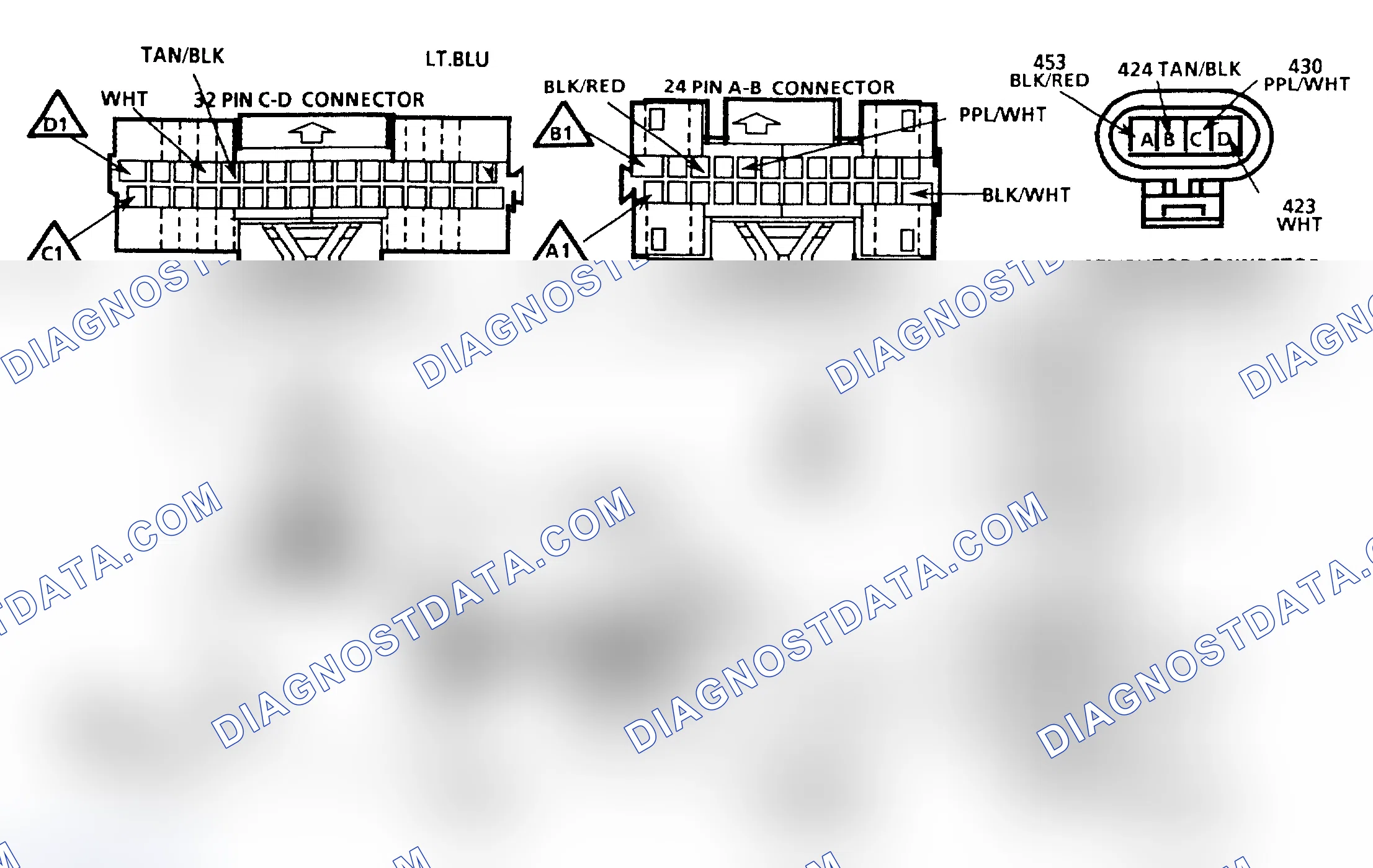 Scheme 6: Injector System Diagnosis Chart, Schematic (2.0L)