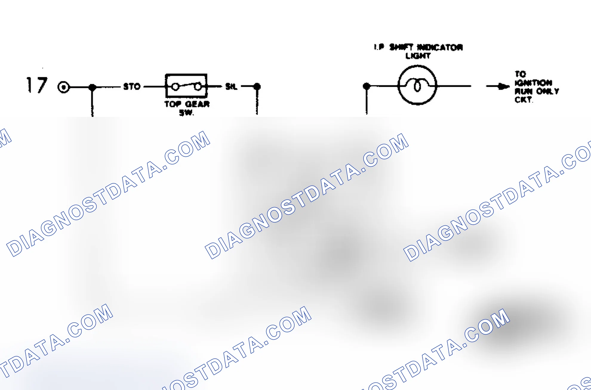 Scheme 98: Shift Indicator Light Circuit