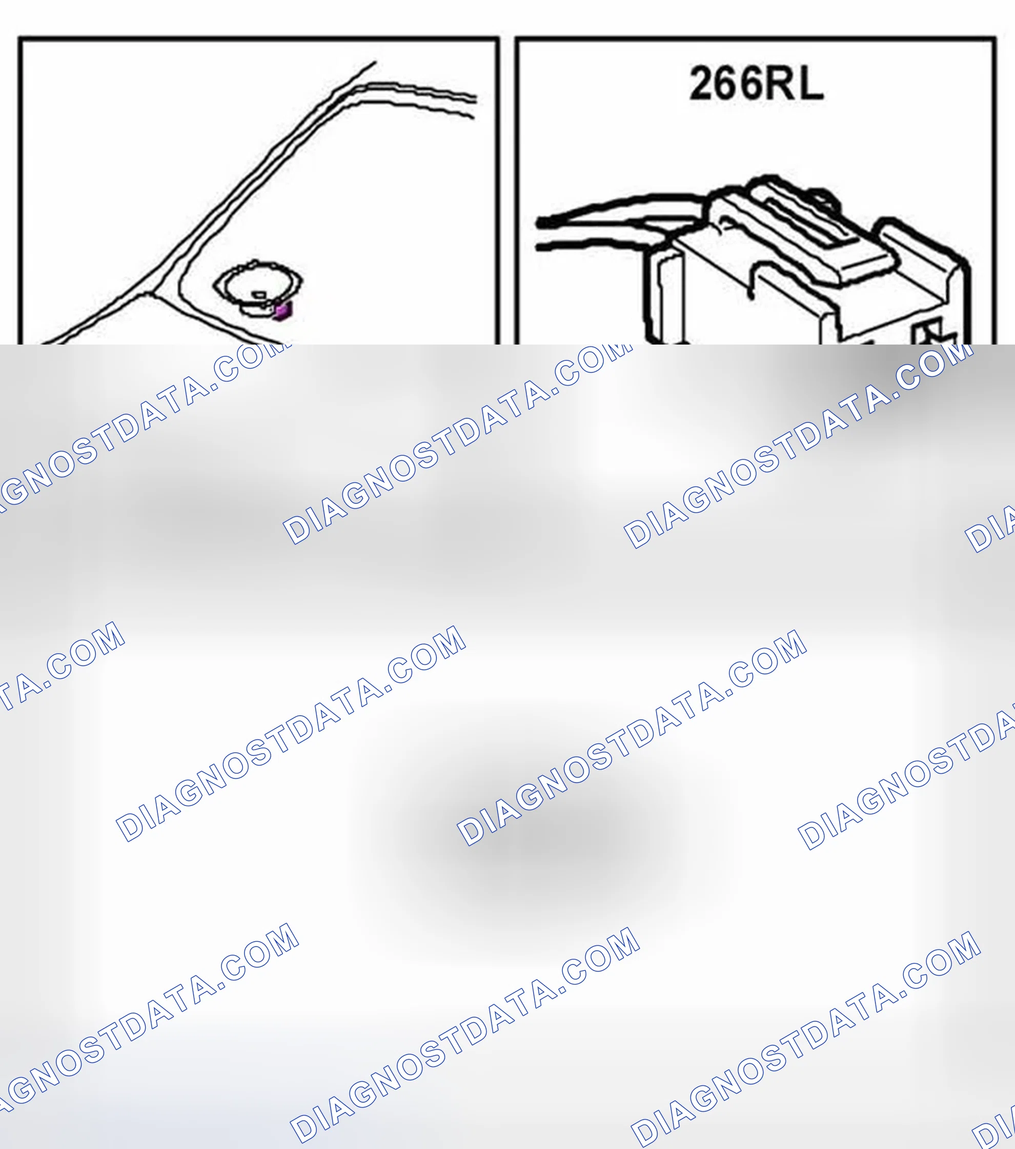 Scheme 86: Loudspeaker, parcel shelf, LH (266RL)