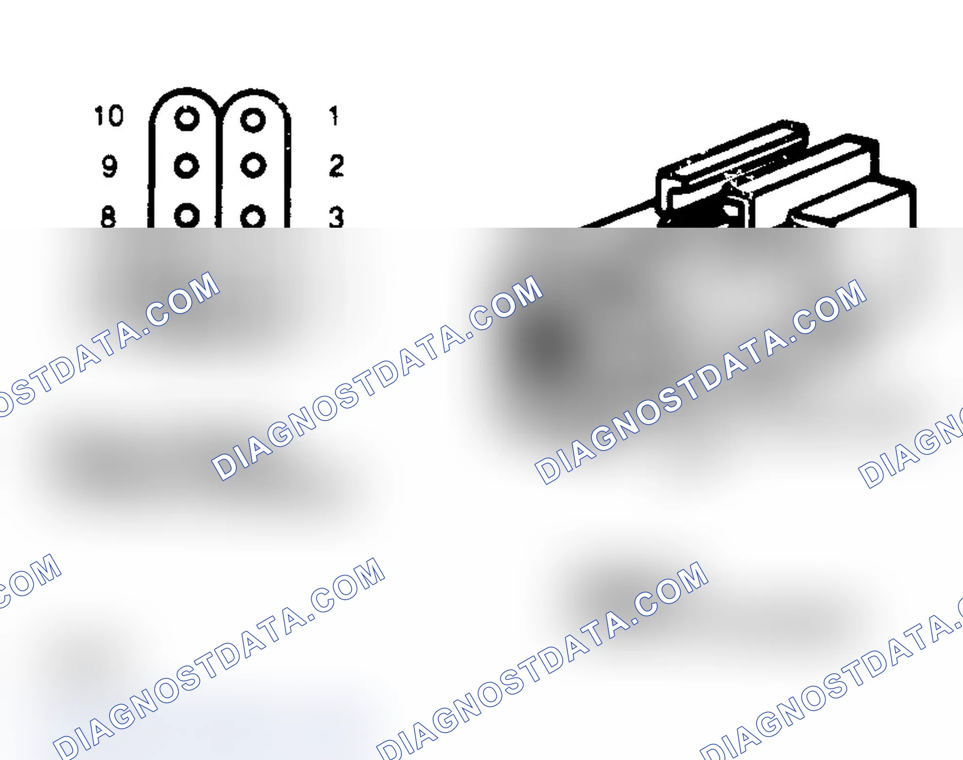 Scheme 134: Power Module 10-Wire Connector & Injector 6-Wire Connector