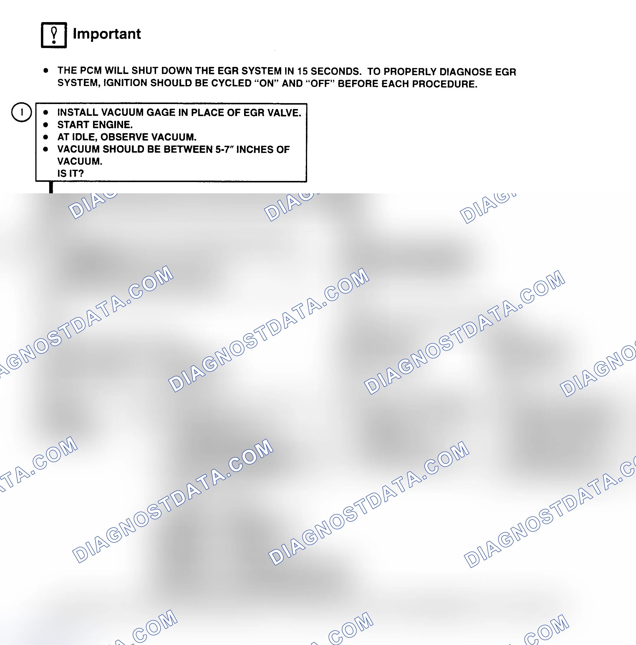 Scheme 144: DTC 32 Flow Chart (6.5L Diesel) EGR Circuit Error