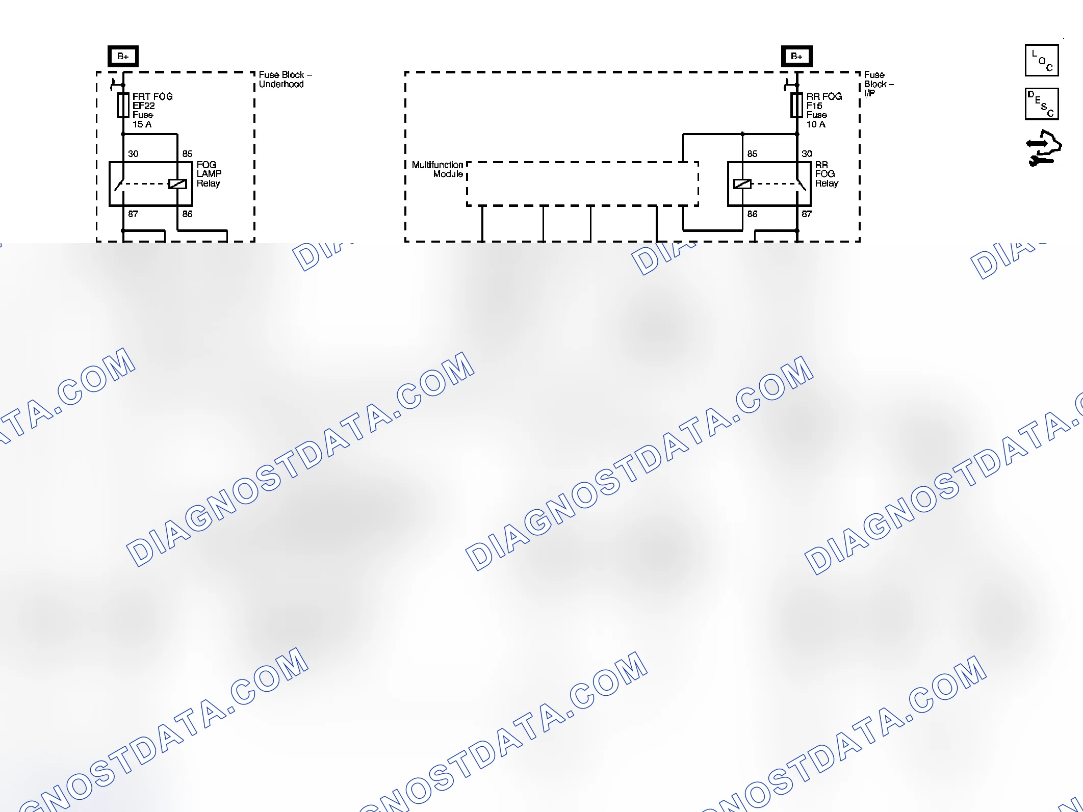 Scheme 2: Fog Lights Schematics