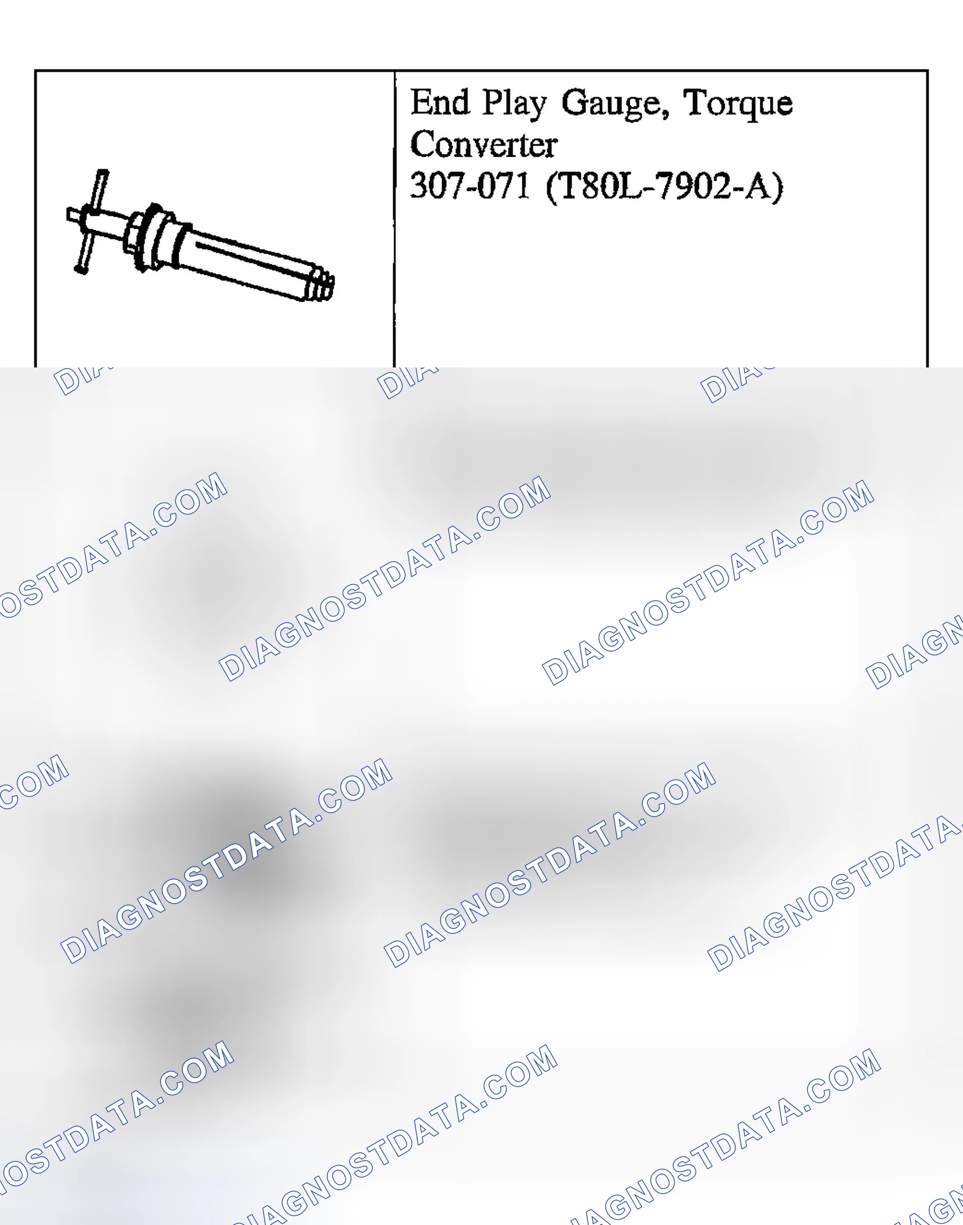 Scheme 296: Special Tool(s)