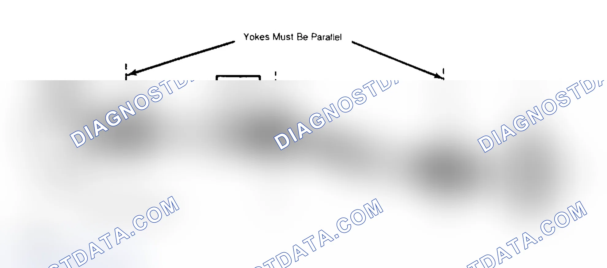 Scheme 3: Phase Alignment Of 2-Piece Drive Shafts Trunnion yoke ears on each shaft must be parallel.