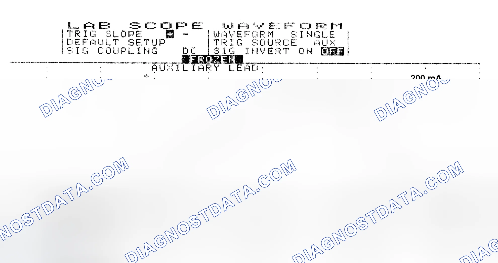 Scheme 13: Single Injector w/Normal Current Flow - Current Pattern