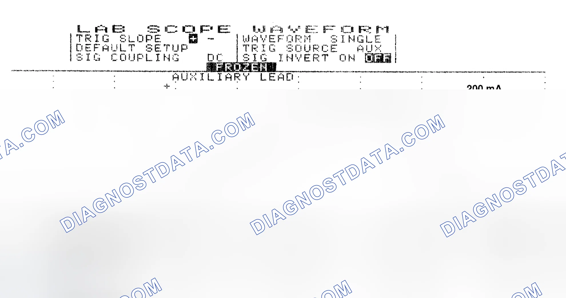 Scheme 13: Single Injector w/Normal Current Flow - Current Pattern