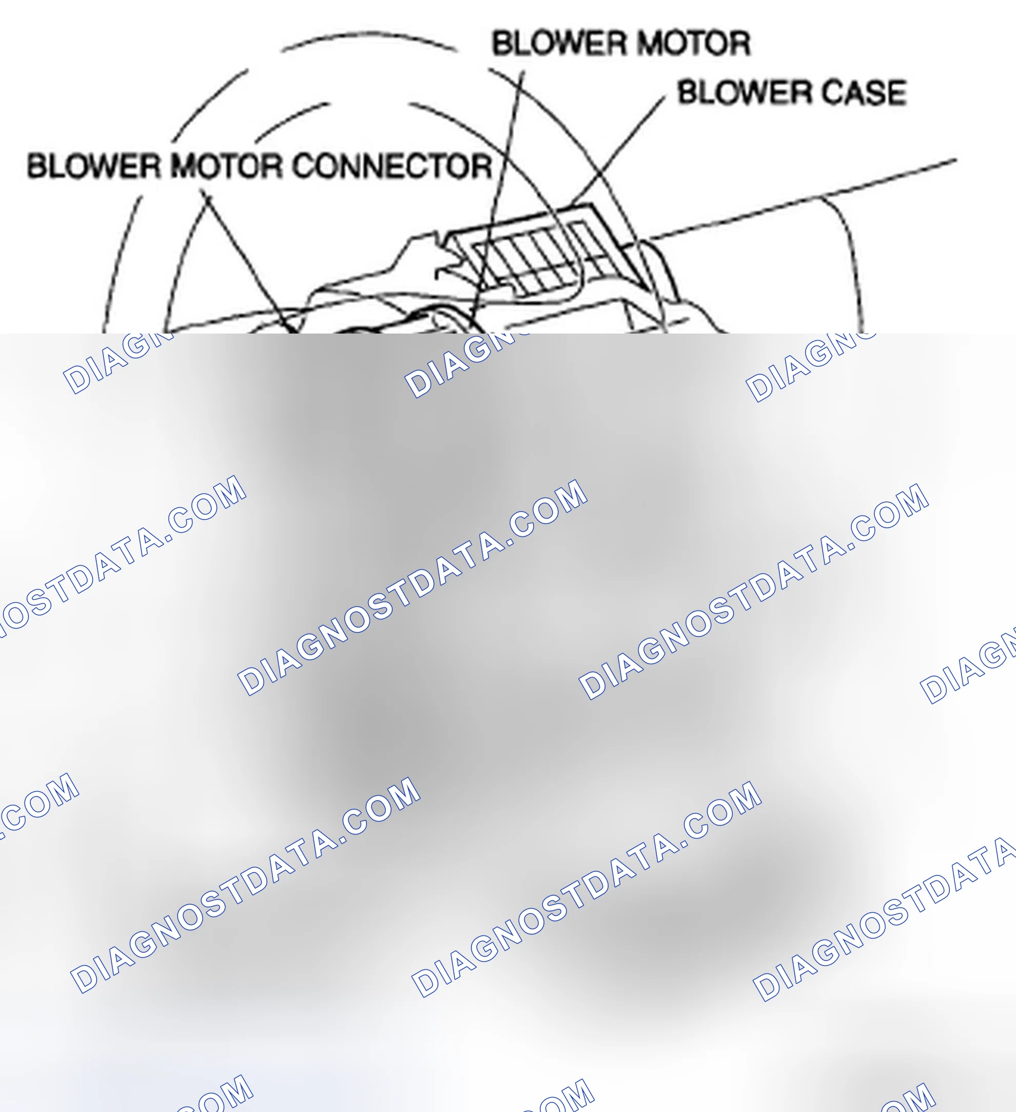 Scheme 50: FRONT BLOWER MOTOR REMOVAL [FULL-AUTO AIR CONDITIONER]