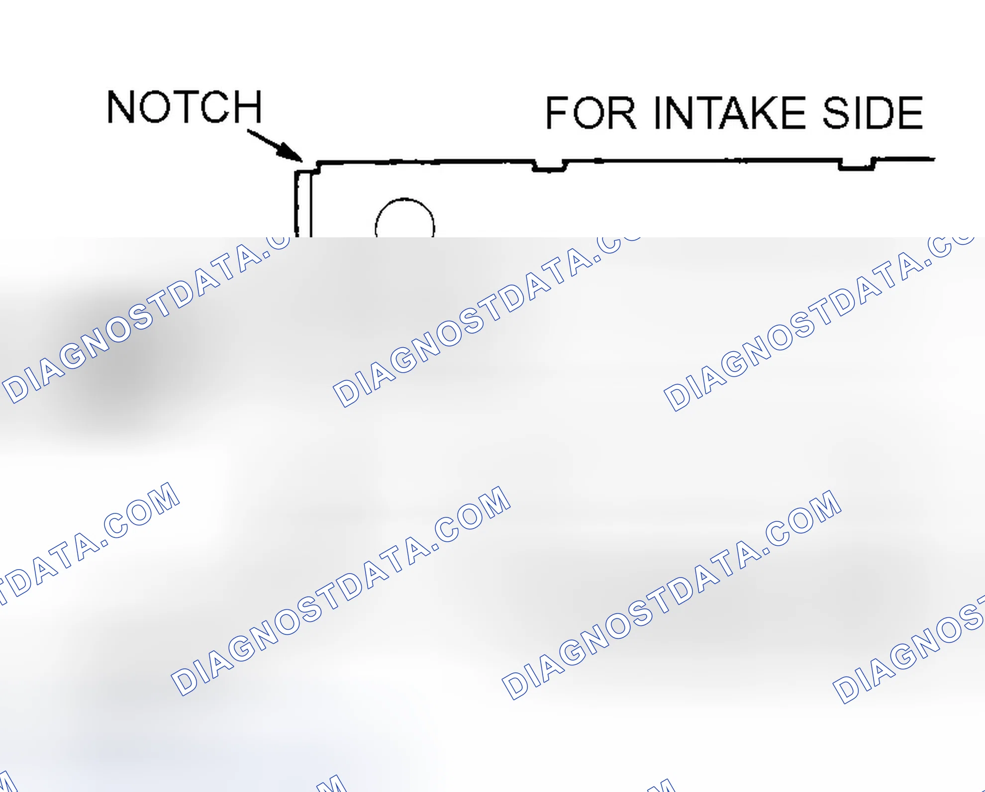 Scheme 432: >> B << ROCKER ARM SHAFT INSTALLATION