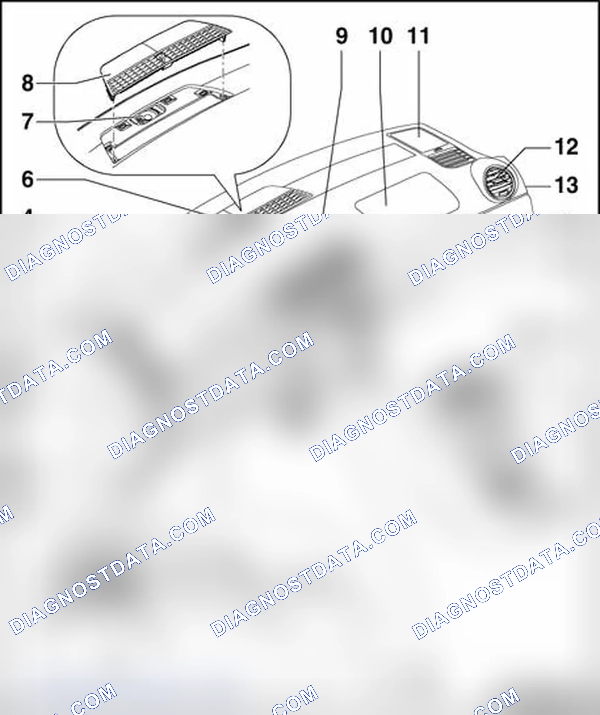 Scheme 104: Component locations, assembly overview