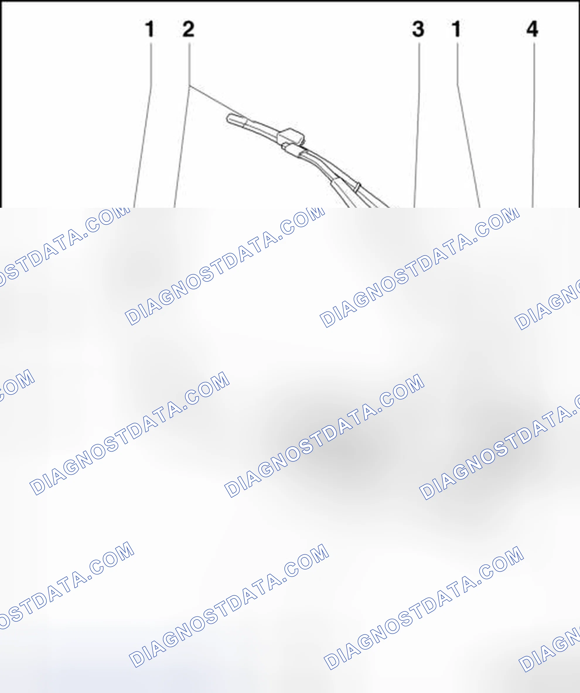 Scheme 14: WINDSHIELD WIPER SYSTEM OVERVIEW
