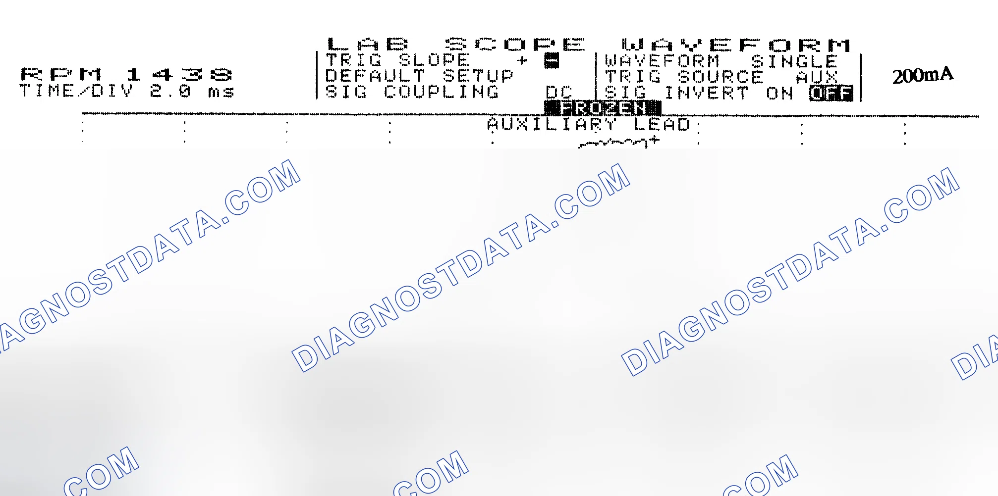 Scheme 15: Single Injector w/Normal Current Flow - Current Pattern