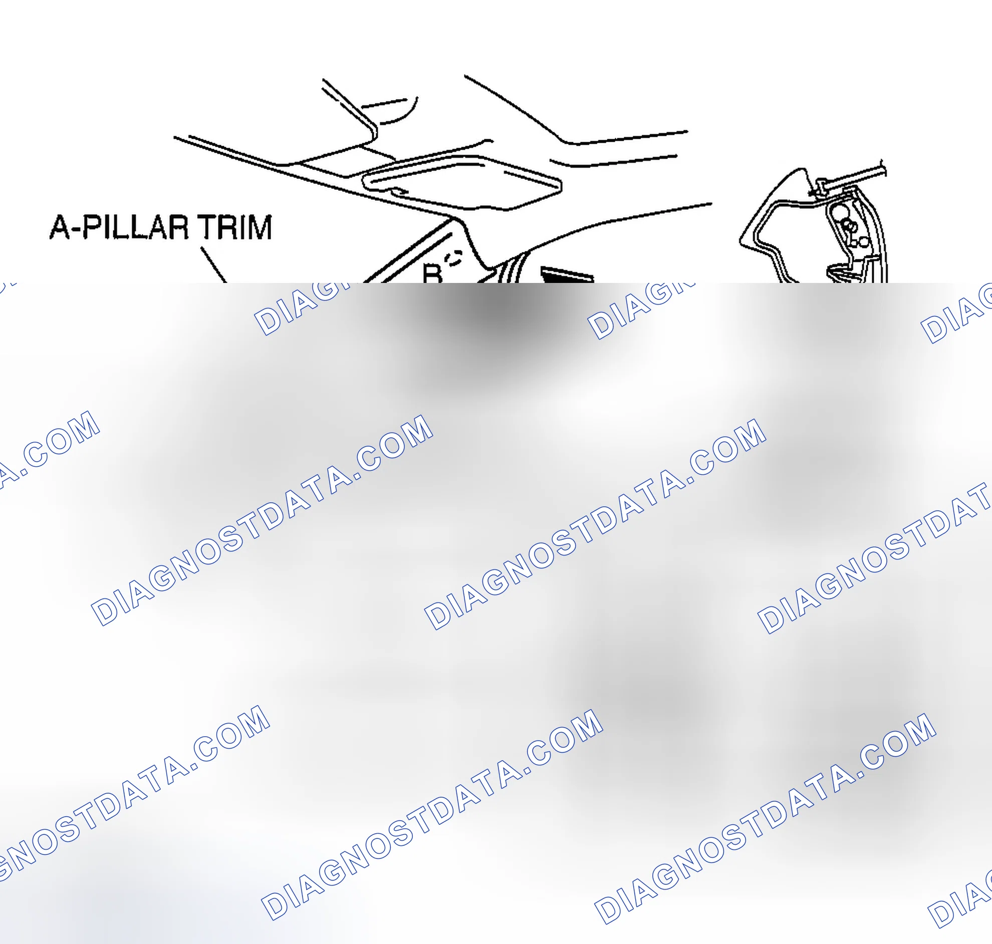 Scheme 85: A-PILLAR TRIM REMOVAL/INSTALLATION