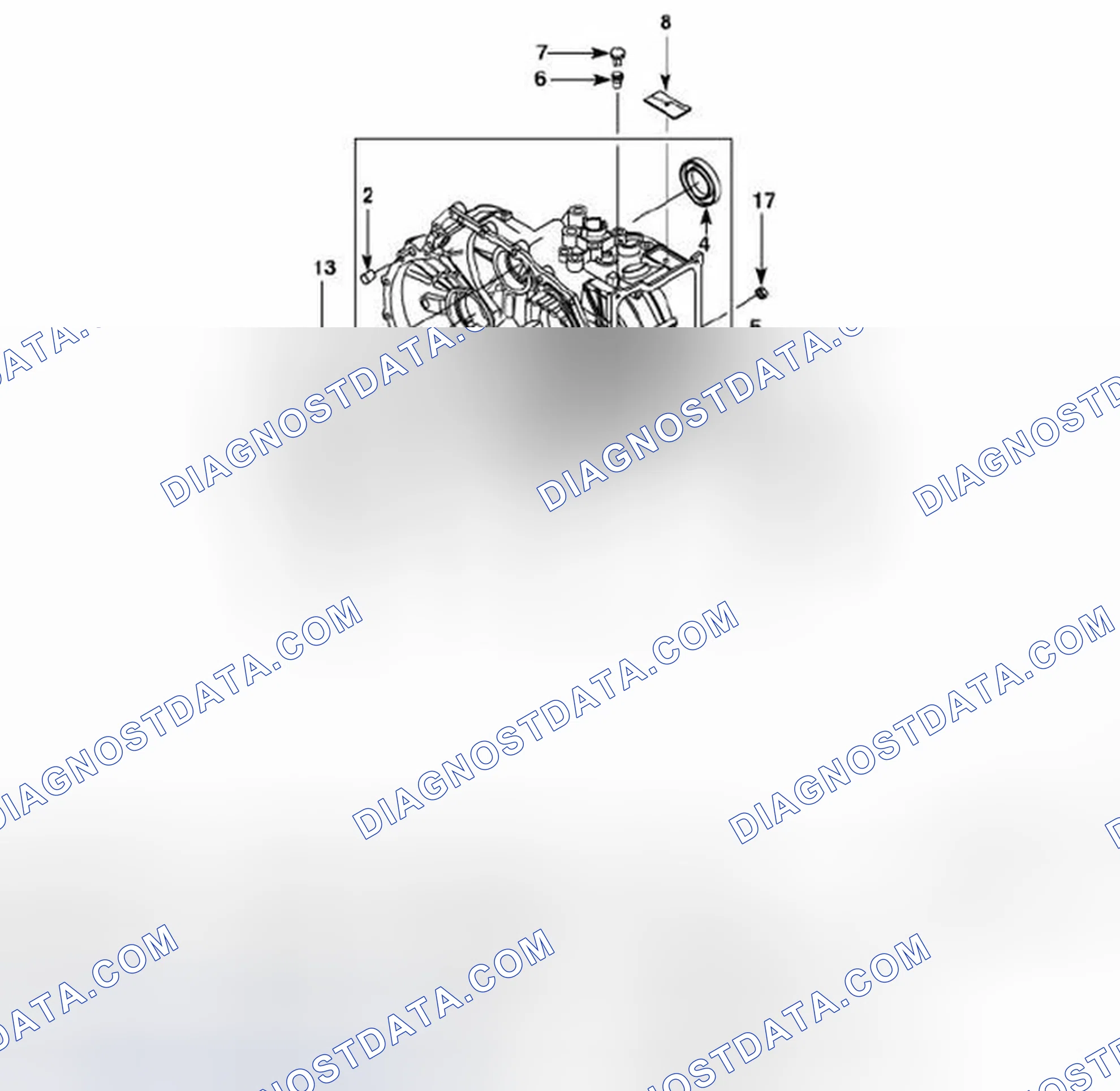 Scheme 52: Transaxle Housing Components