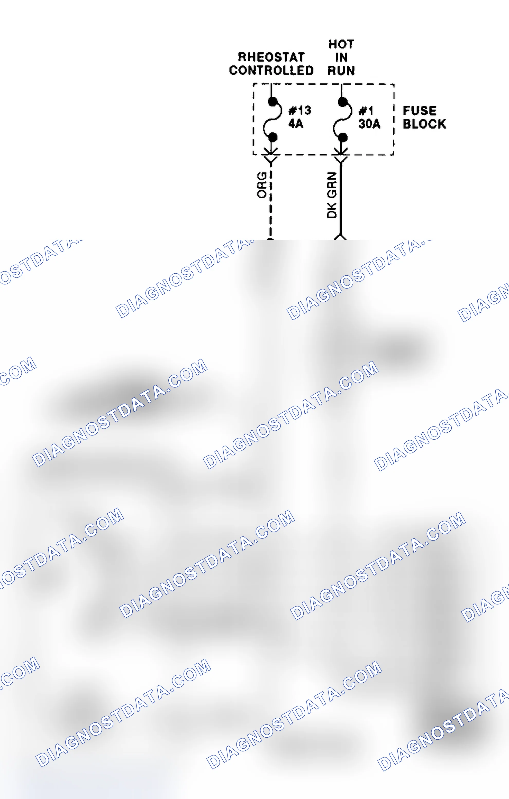 Fig. 16: Heater System Wiring Diagram (Dakota)