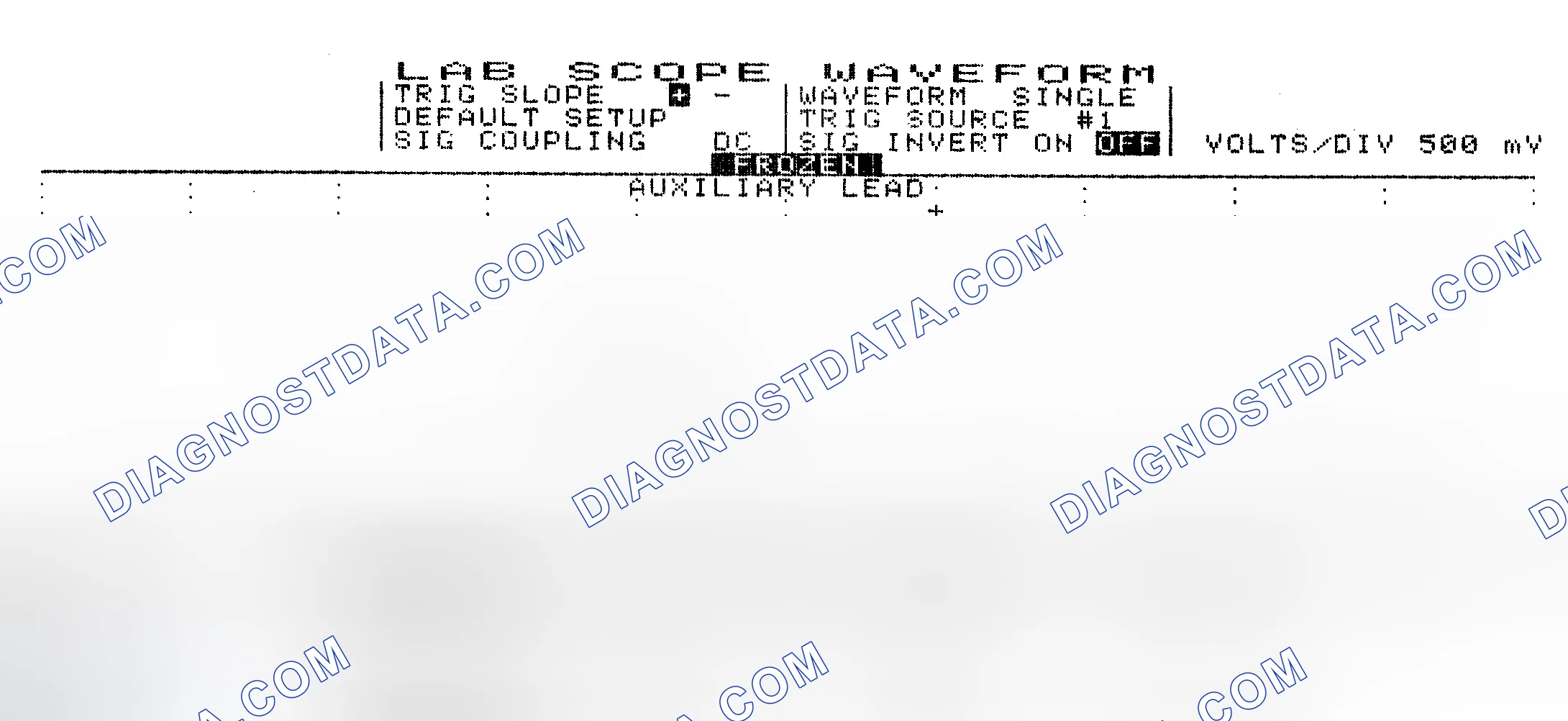 Scheme 10: Single Injector w/Excessive Current Flow - Current Pattern