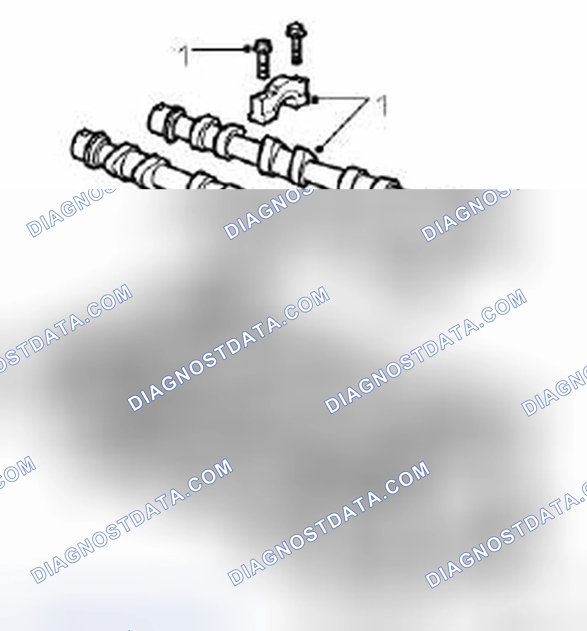 Scheme 250: Removal of the valve gear